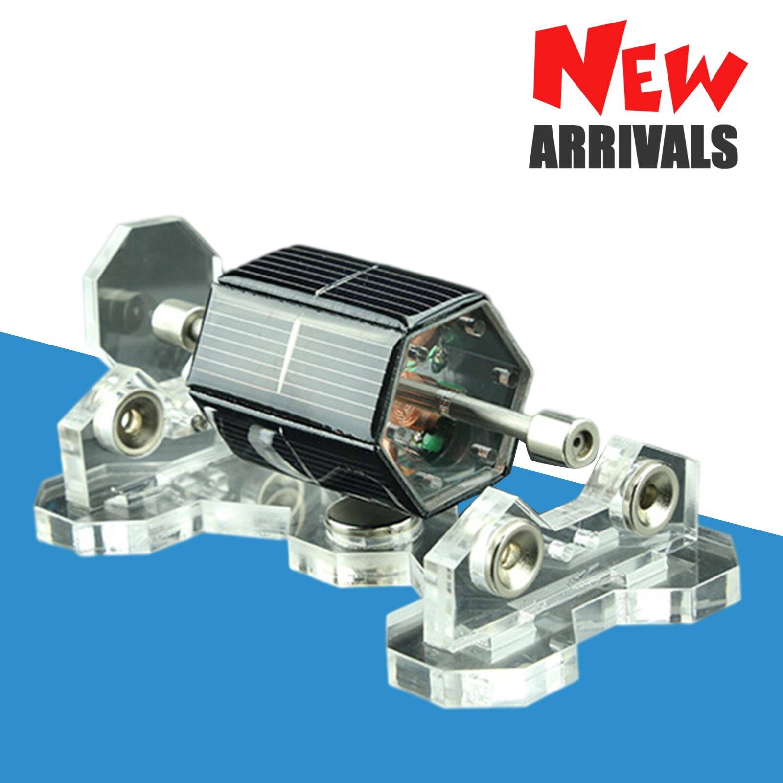 Solar Magnetic Levitating Motor DIY Toy Mendocino Educational Teaching Model