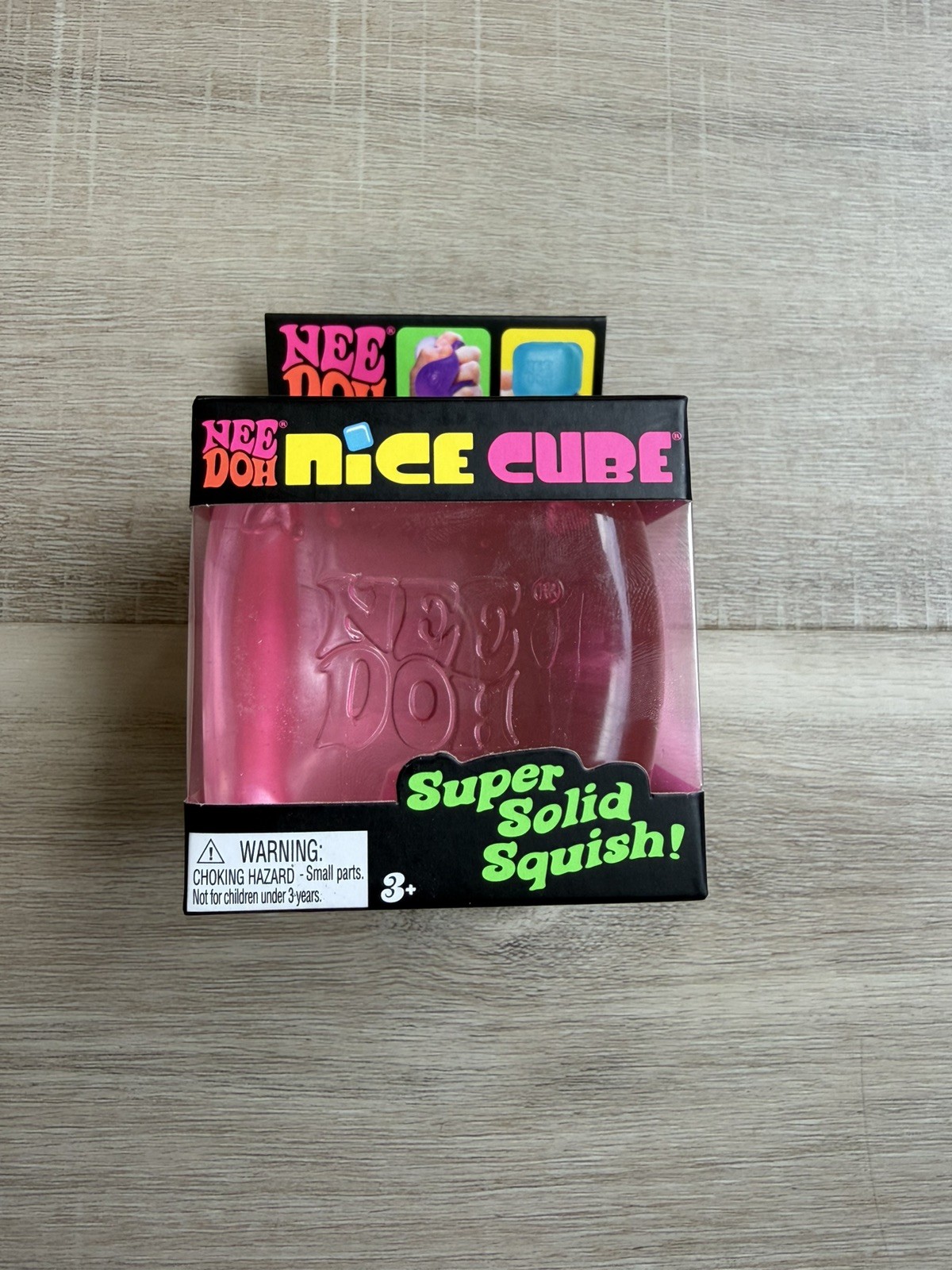 NeeDoh Nice Cube REGULAR 3 Pack – Blue Pink Purple NEW!!