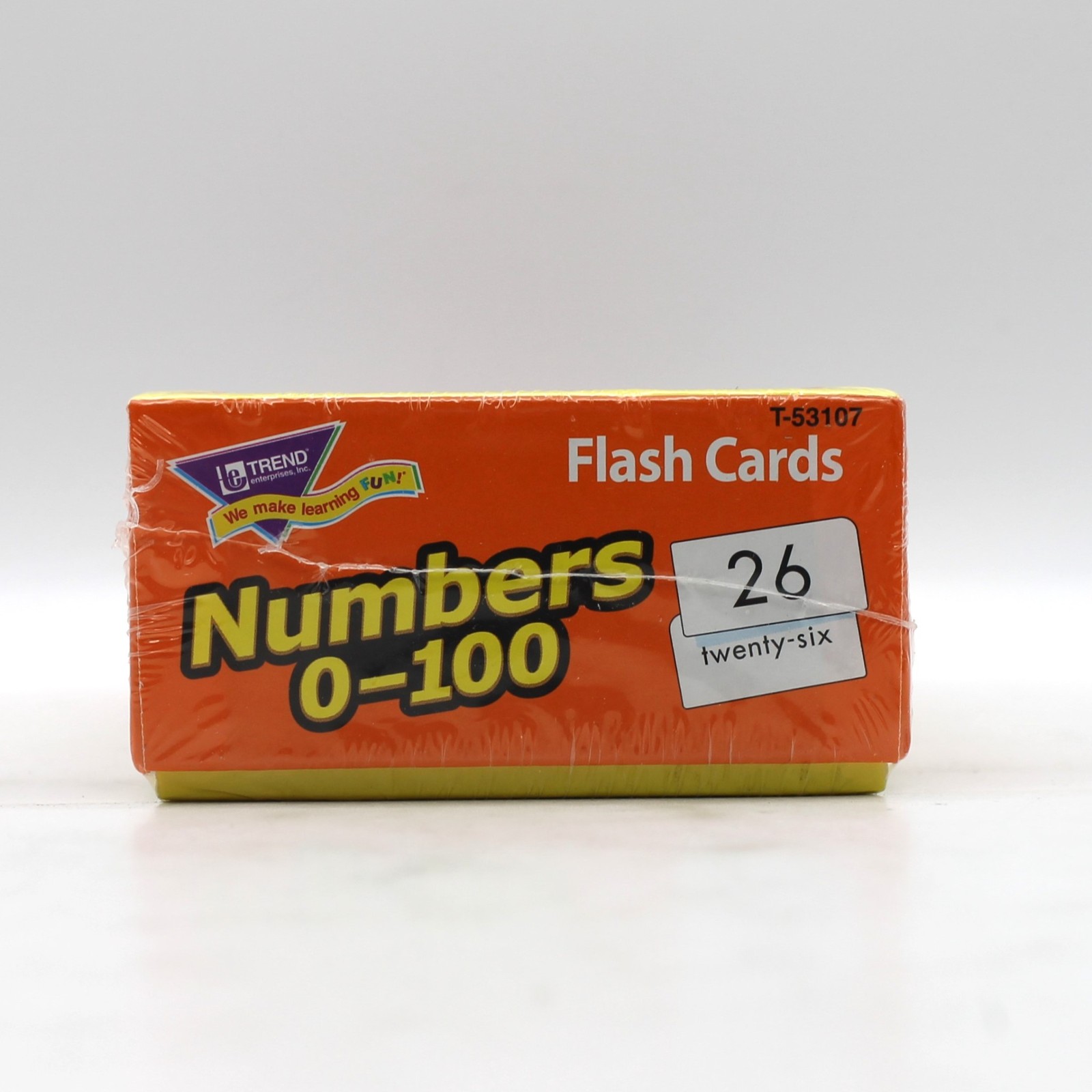 Trend T-53107 Skill Drill Flash Cards, 3 x 6, Numbers 0-100 Count Sort, SEALED