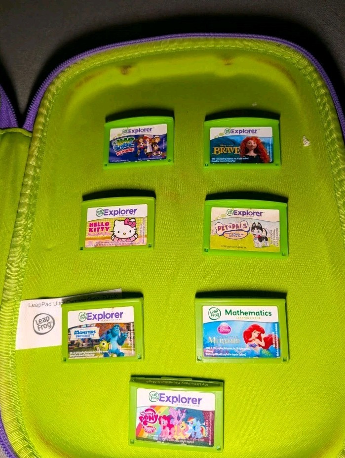Leapfrog Leappad Ultra Kids Learning Tablet Bundle + Silicone Case & 7 Games