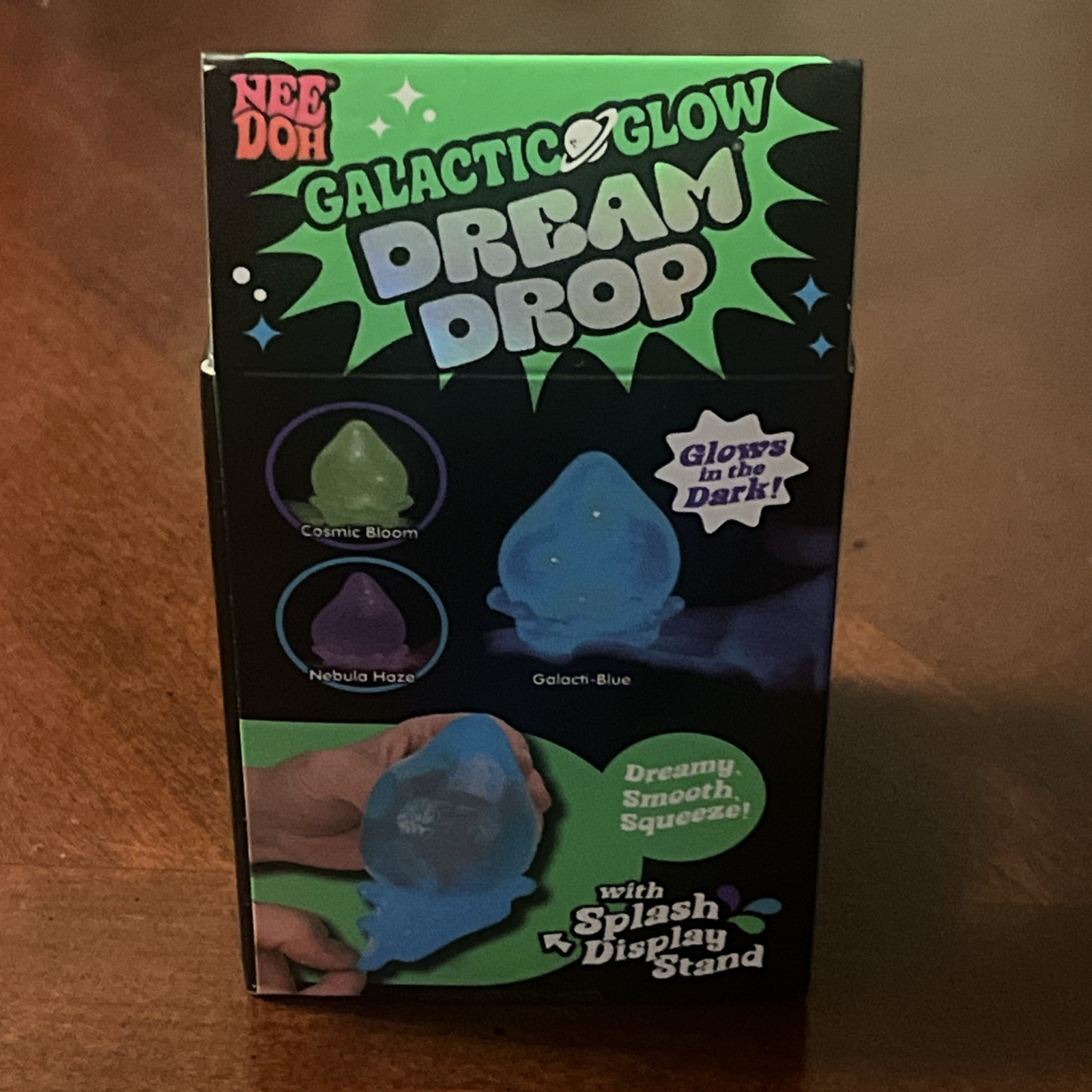 GREEN Needoh Nee Doh Galactic Glow Dream Drop EXTREMELY RARE AUTHENTIC IN HAND