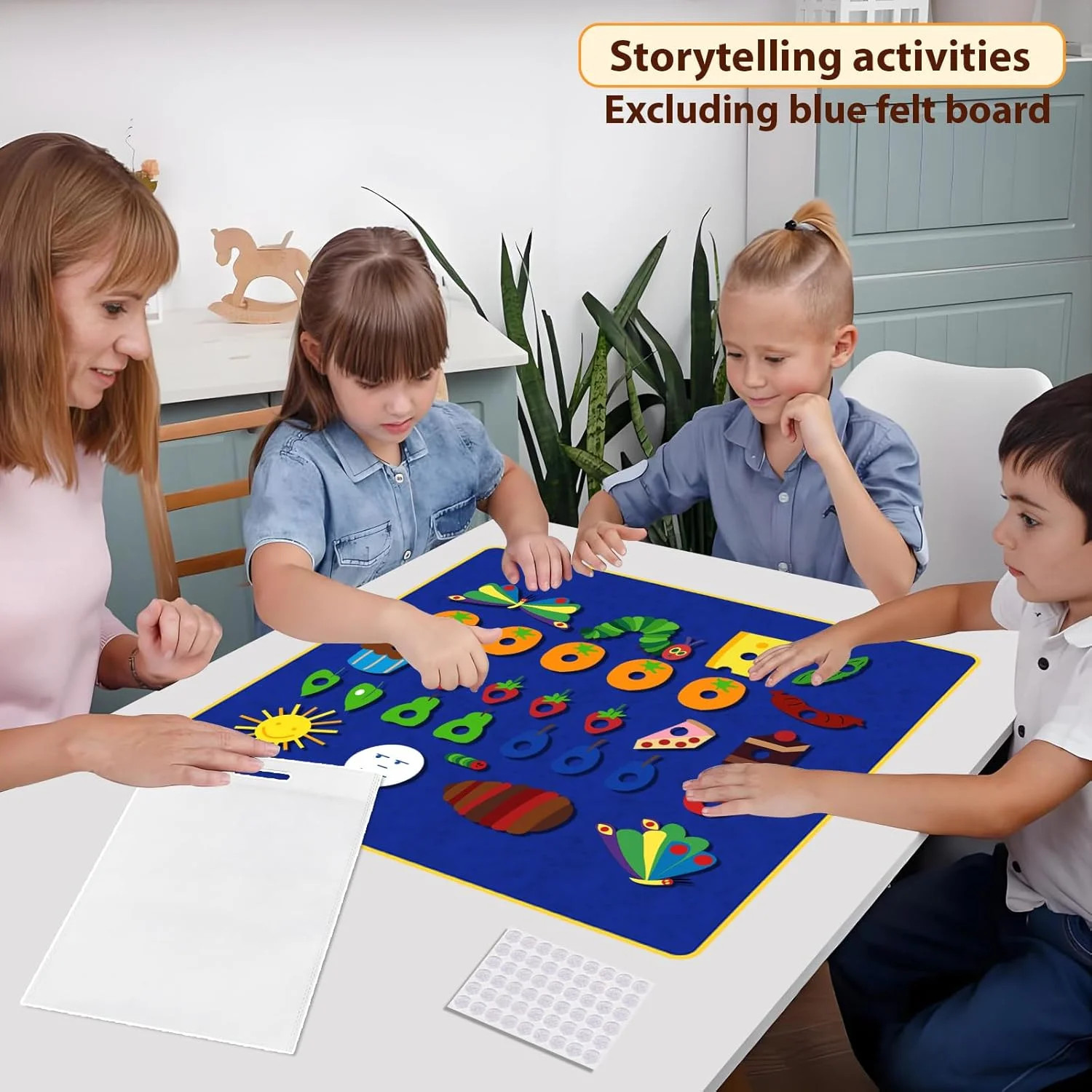 Very Hungry Caterpillar Felt Board Story Sets Preschool Learning Activities Todd