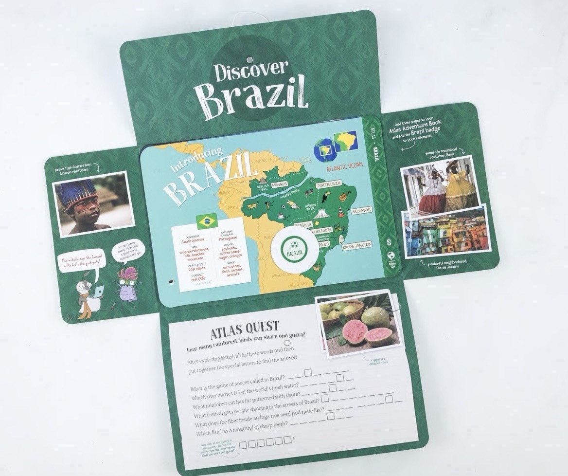 KiwiCo Atlas BRAZIL Crate (ages 6-12)