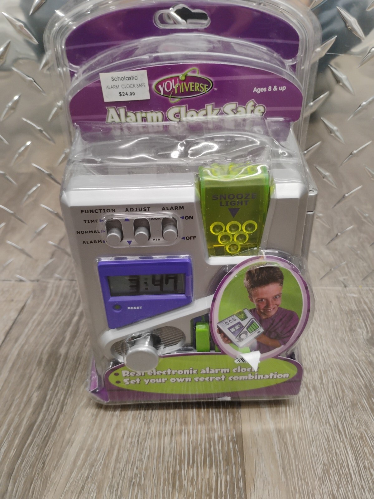 YoUniverse ALARM CLOCK SAFE Brand New Sealed RETRO Vintage Electronic Y2K