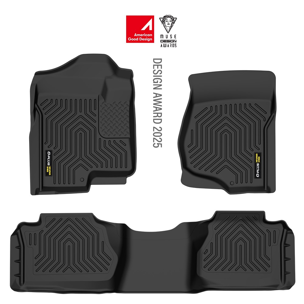 3PC Floor Mats Fits 2007-2013 Chevrolet Silverado & GMC Sierra 1500 2500 3500 US