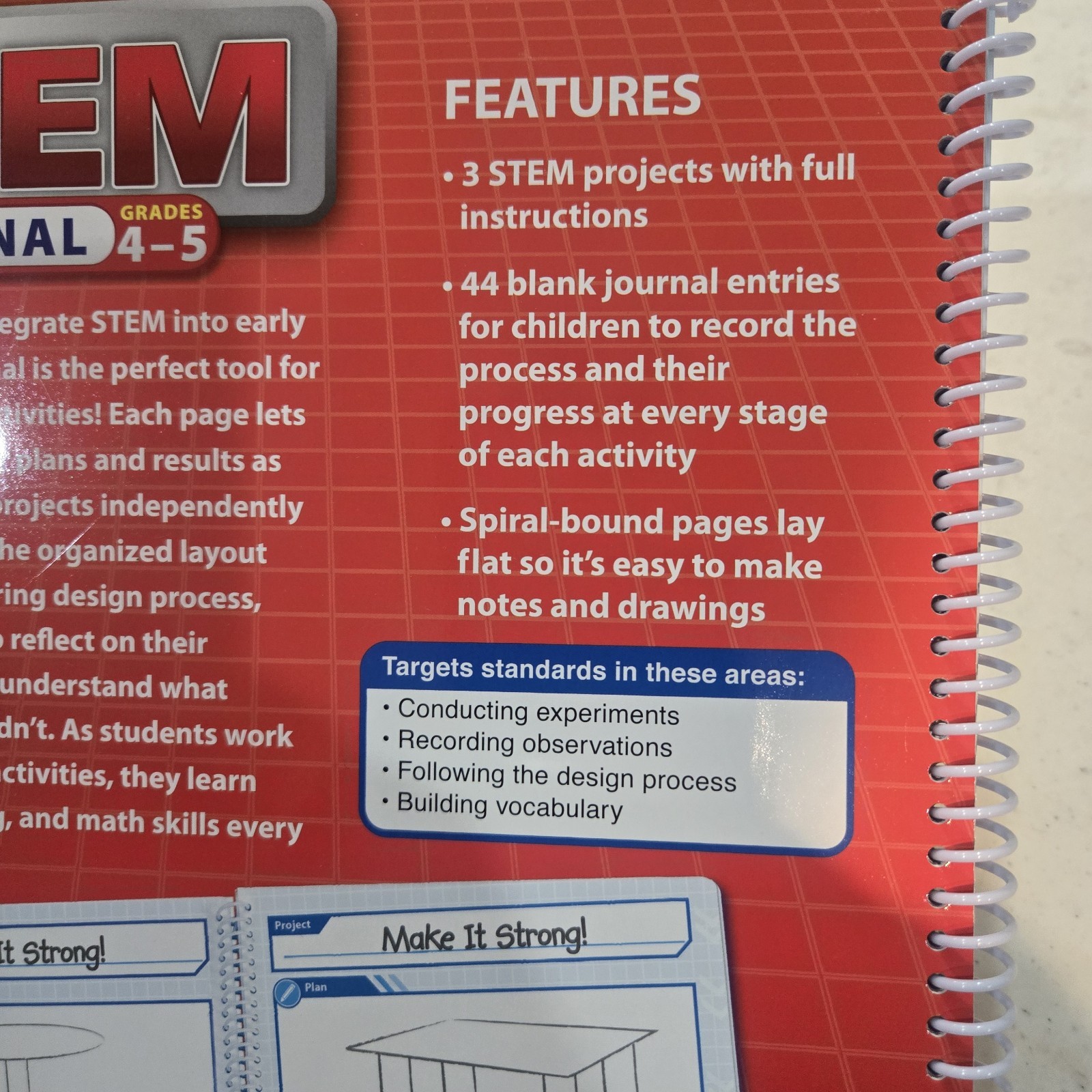 Lakeshore Journal STEM Grades 4-5 Science Experiments Set Of 10 NEW Sealed