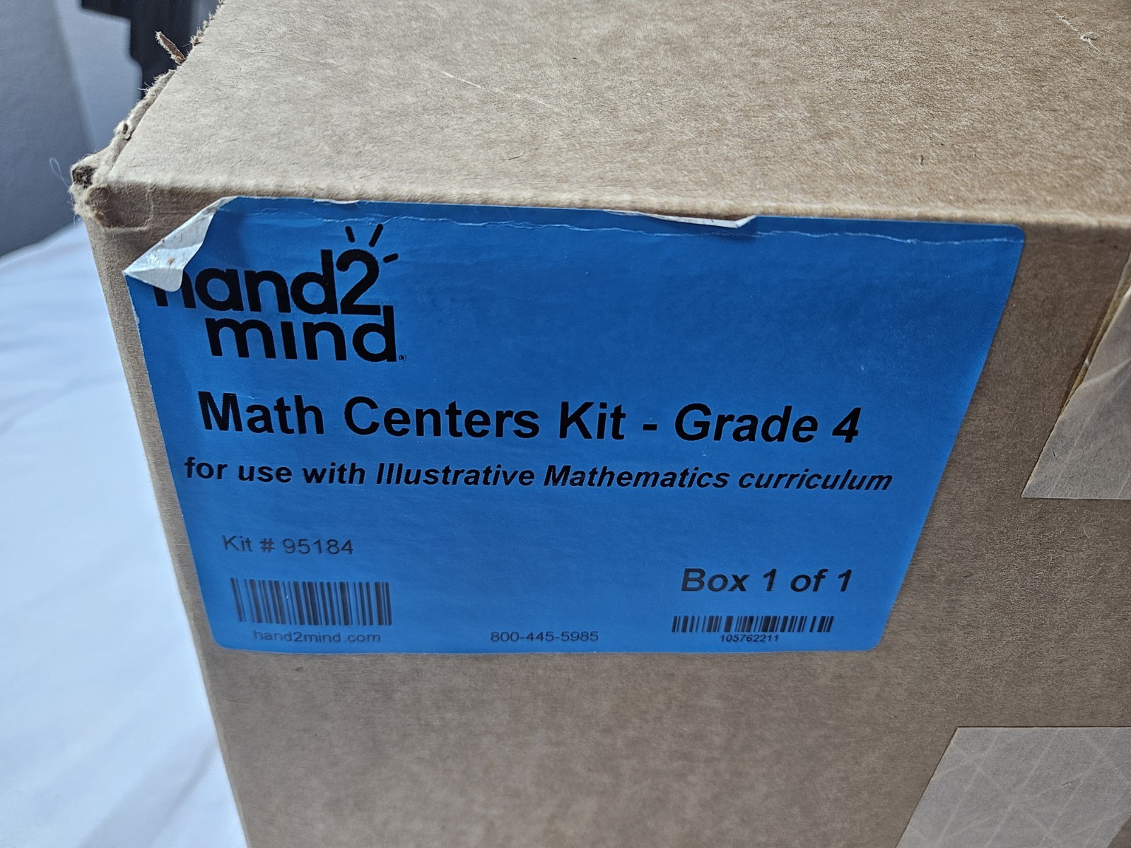 ETA hand2mind Math Centers Kit – Grade 4. Kit #95184 Large Lot