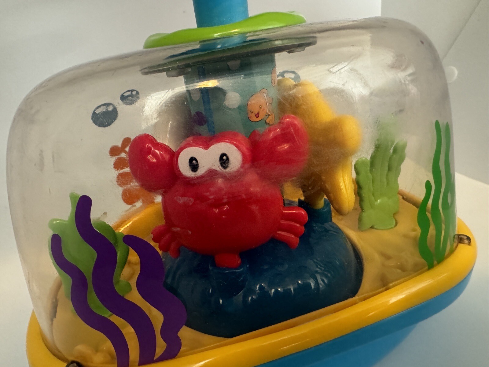 VTech Learn & Spin Aquarium Baby Toy Light Up Toddler Fish Push Learning Numbers