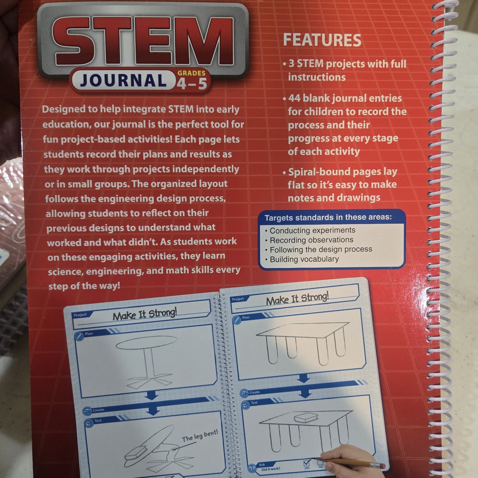 Lakeshore Journal STEM Grades 4-5 Science Experiments Set Of 10 NEW Sealed