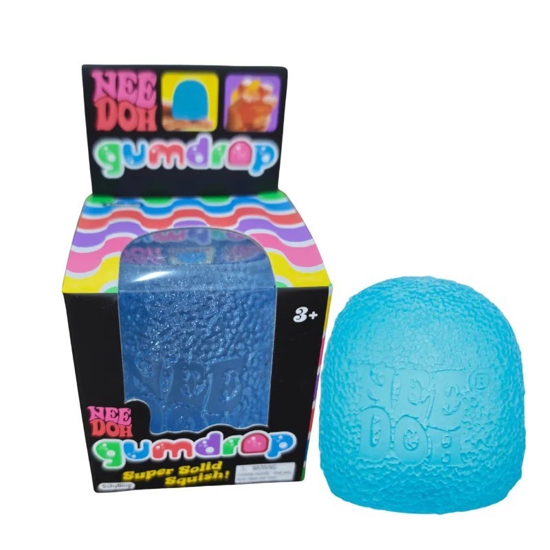 Authentic Nee Doh Gumdrop Super Solid Squish Needoh Gum Drop RARE