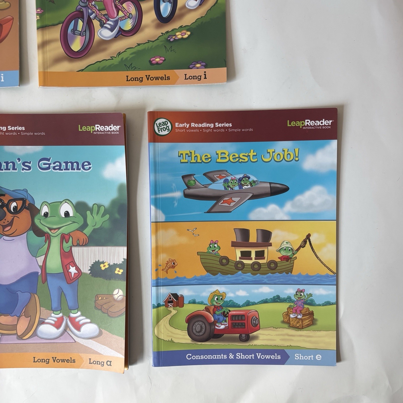 LeapReader Early Reading Series 5-Book Set Phonics Learn To Read Frog