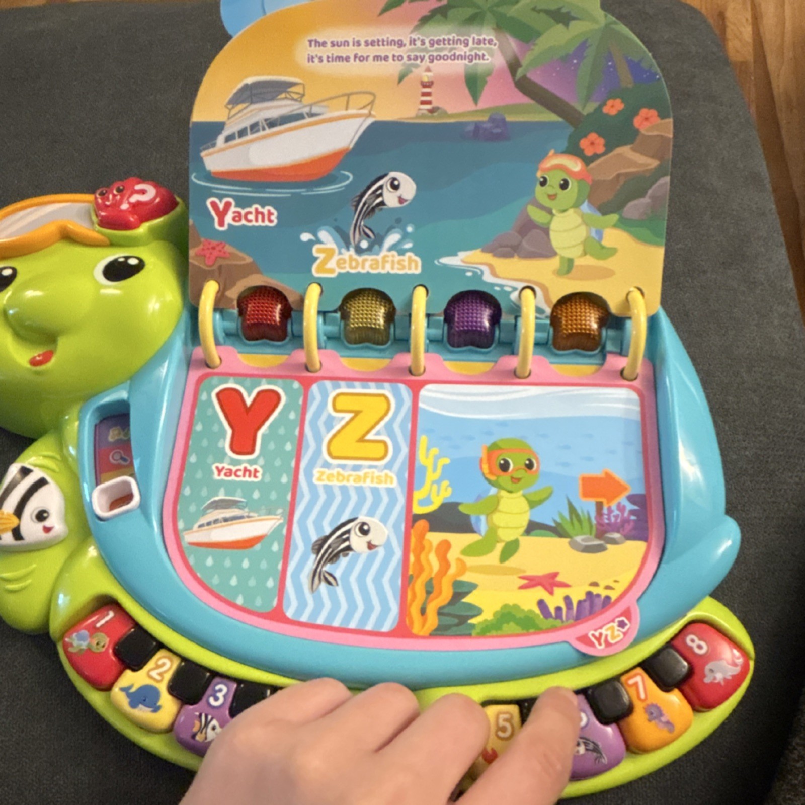 VTech Touch & Teach Sea Turtle Electronic Learning Book, Ages 1-4 Years