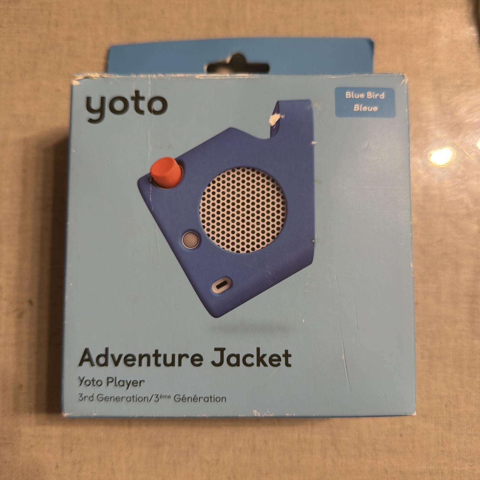 yoto – Adventure jacket – yoto Player – 3rd Generation – Blue Bird Bleue
