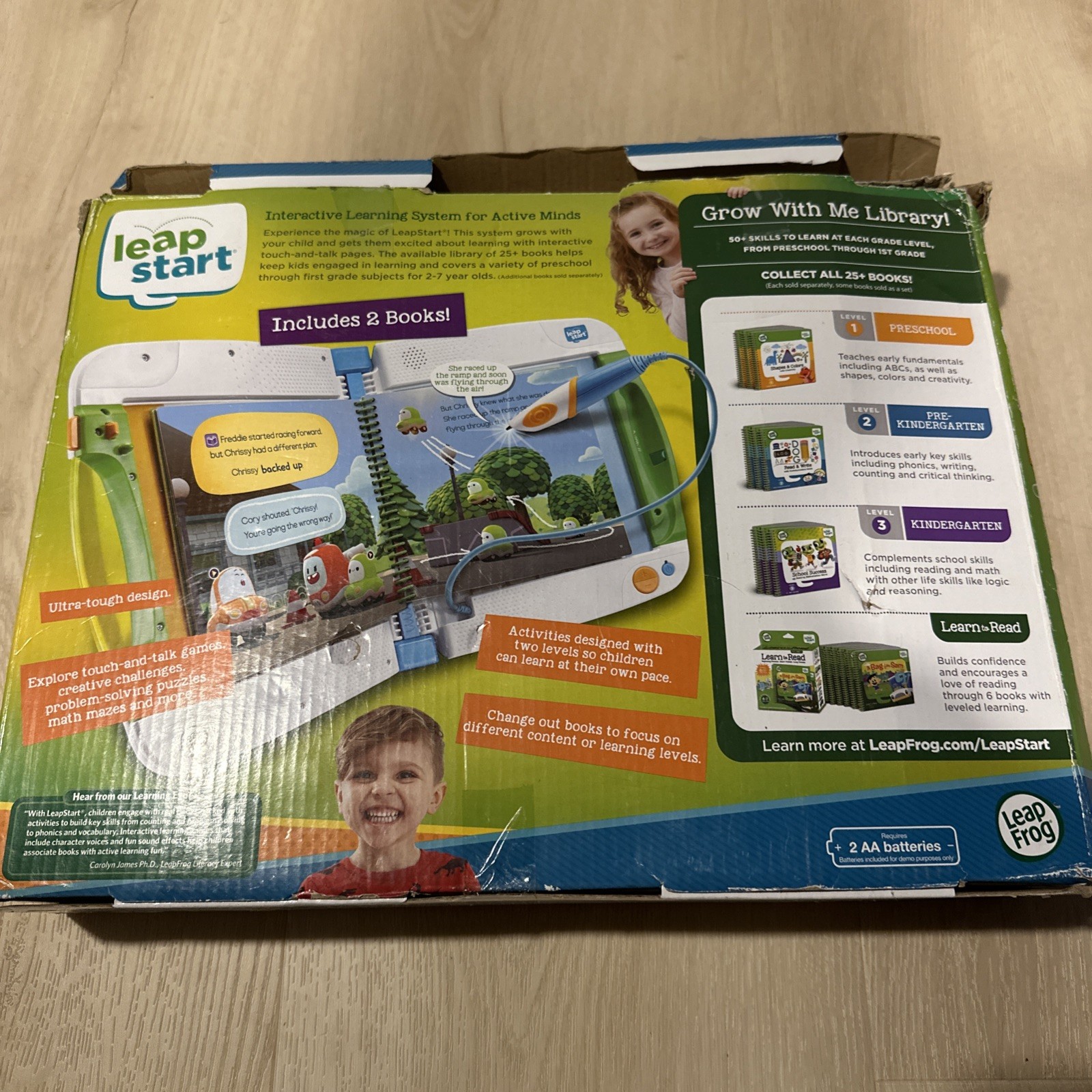 Leap Start Leap Fro. Touch N Talk. 2-7 Years of Age – New Open Box