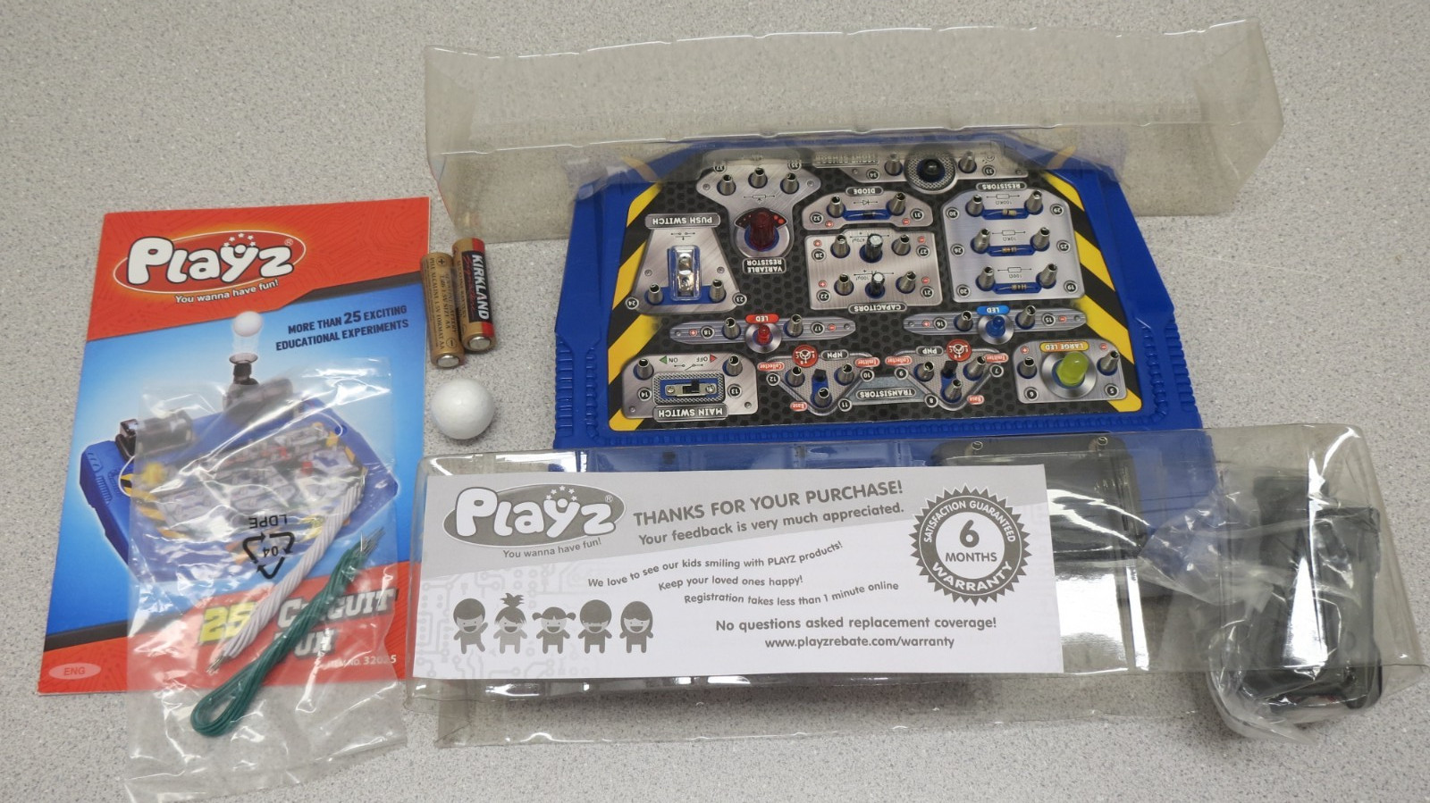 Playz 25+ Circuit Fun – Circuit Board Engineering Kit for kids STEM Toy