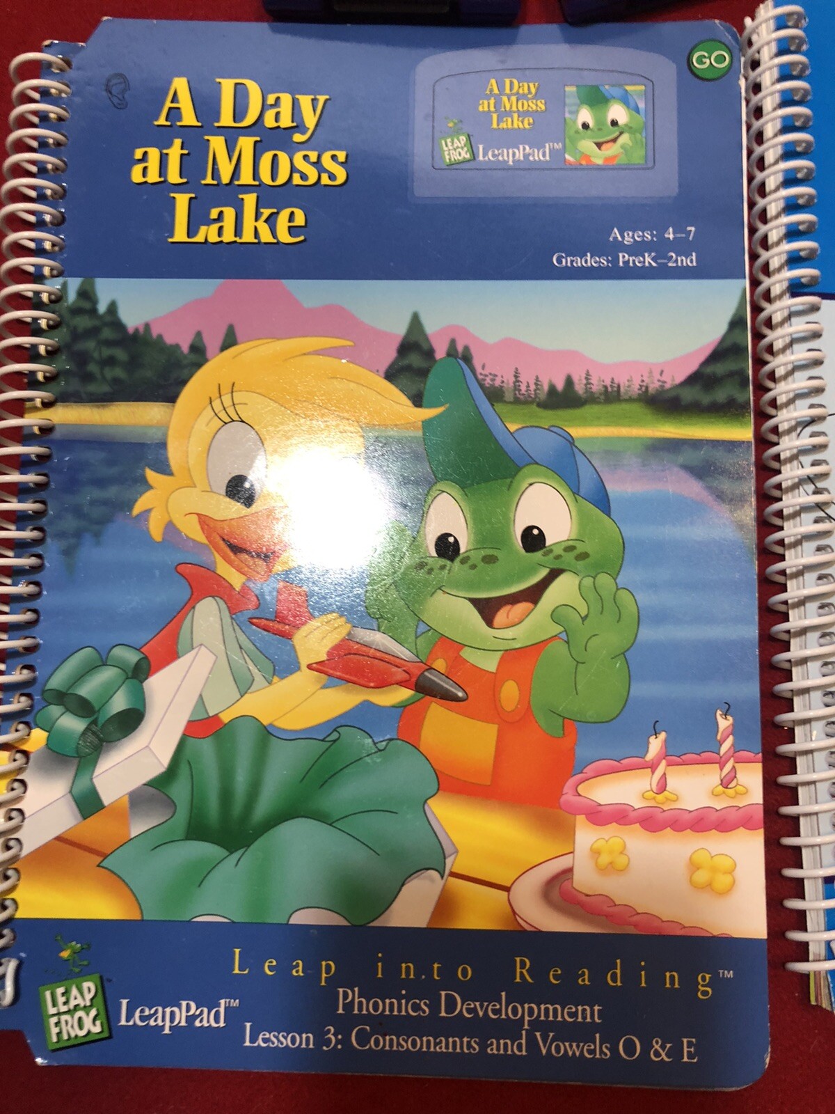 LeapFrog Leap Pad Miscellanous Items- 2 Books, 5 Cartridges. None Matching