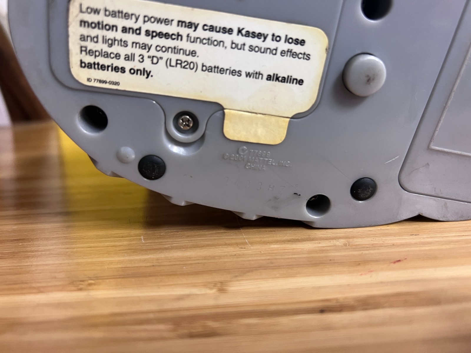 Fisher Price Kasey the Kinderbot Learning System Robot