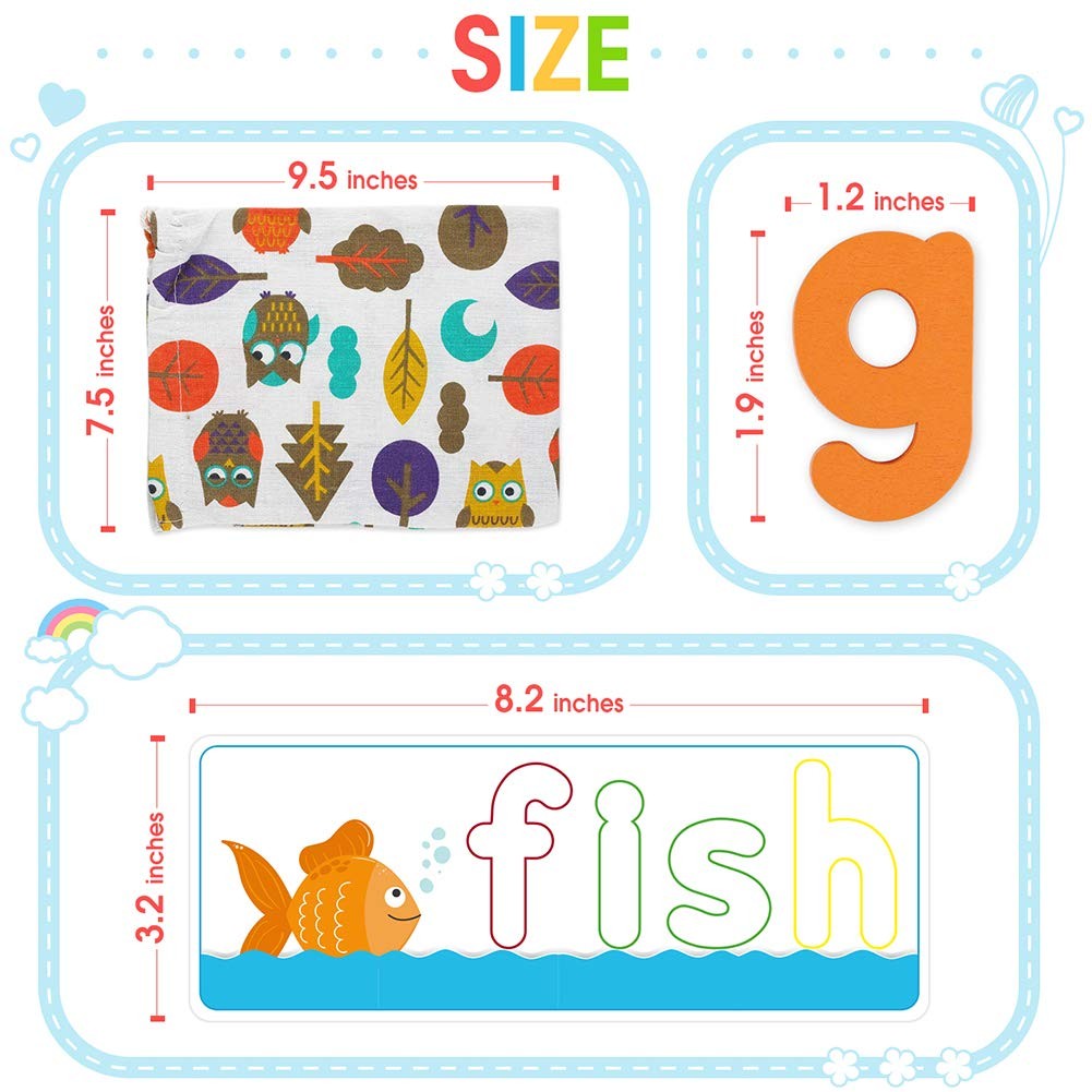 Learning Toys for 3 4 5 6 Years Old Boys and Girls – See & Spell CVC Word Bui…