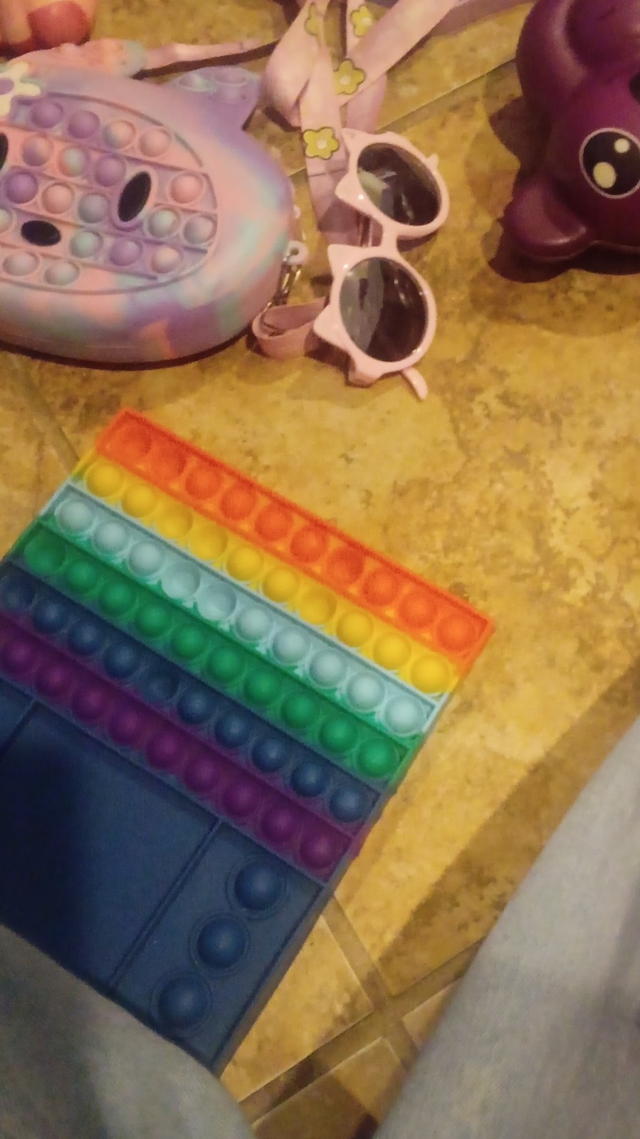 Assorted Rainbow Pop It & Squishy Tactile Sensory Toys Lot for Ages 3-11 Years