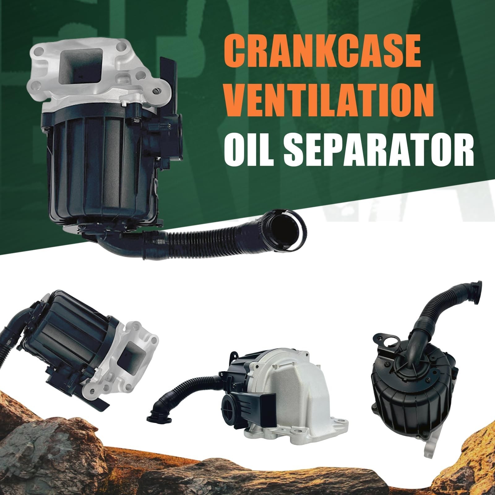 Crankcase Ventilation Oil Separator Diesel Compatible with Freightliner Truck…
