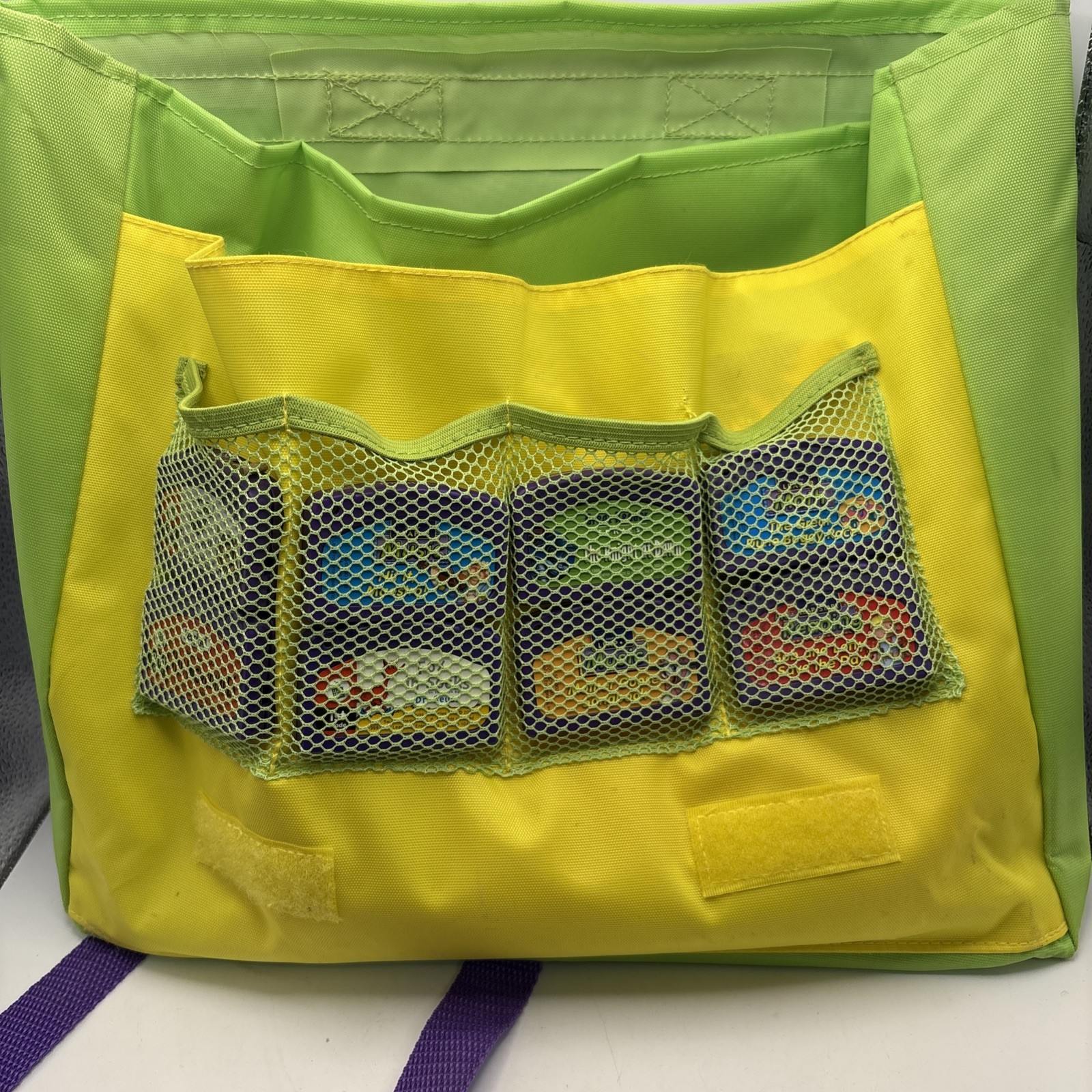 VINTAGE LeapFrog LeapPad Learning System bundle 9 Books 8 Cartridges Backpack CA