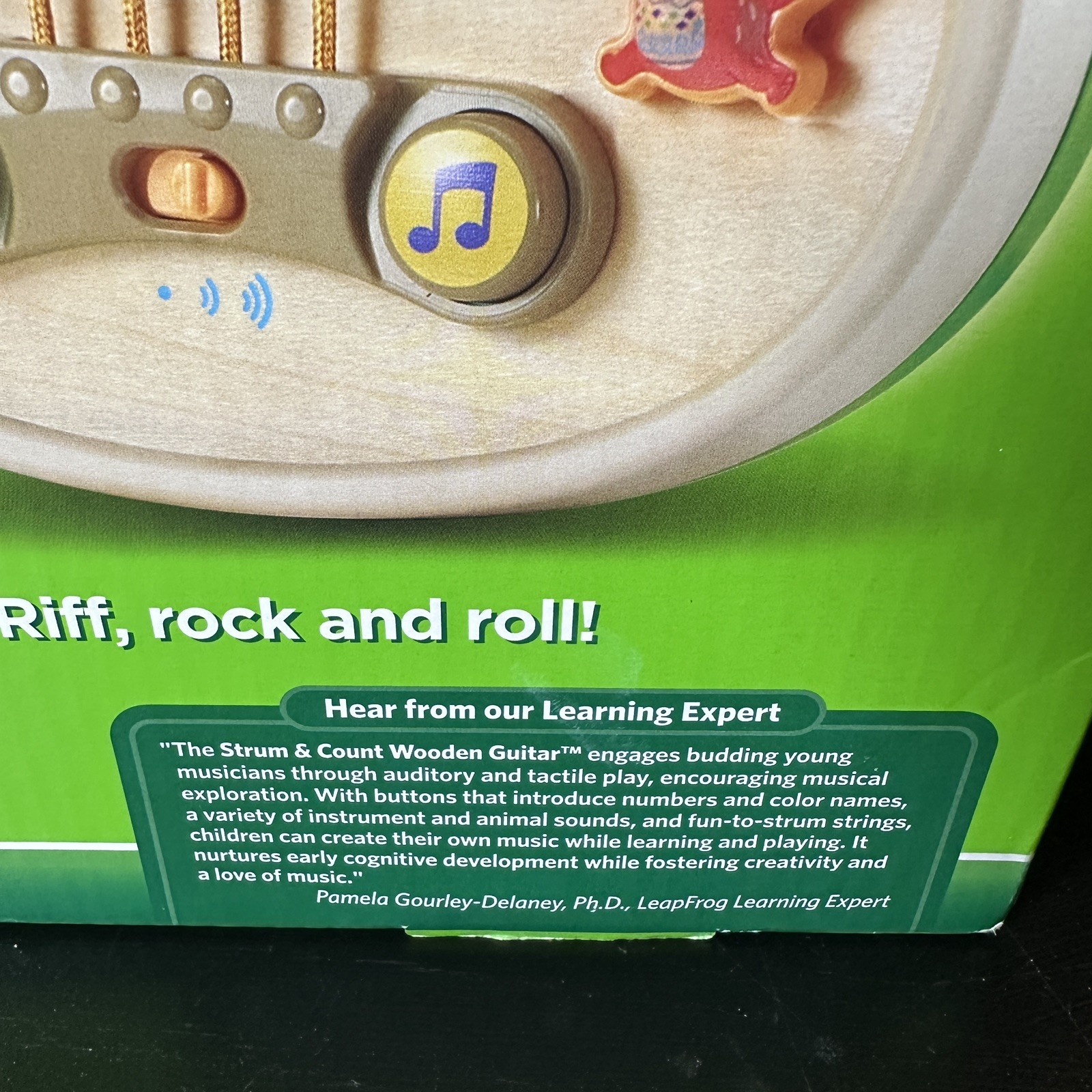 NEW LeapFrog Strum & Count Wooden Guitar for kids girls & boys