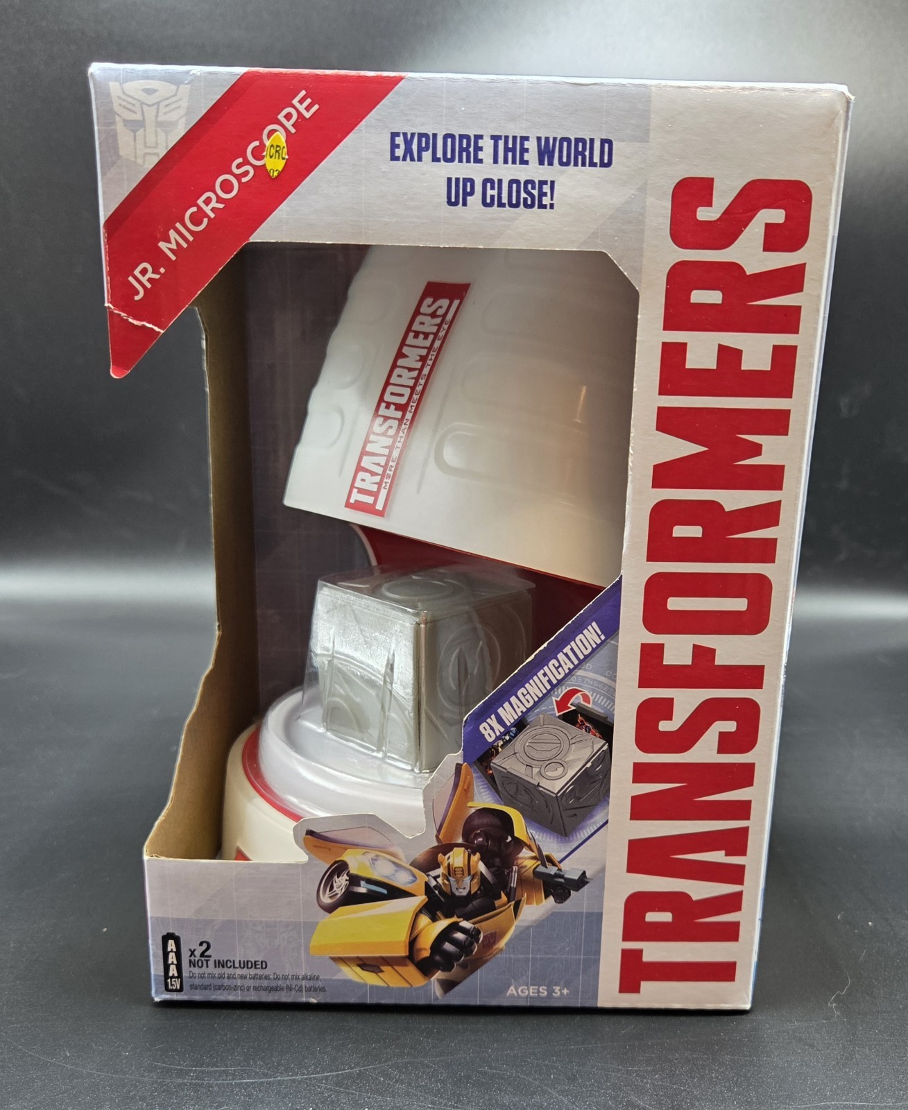Transformers Jr. Lighted Microscope 8X Magnification New In Box
