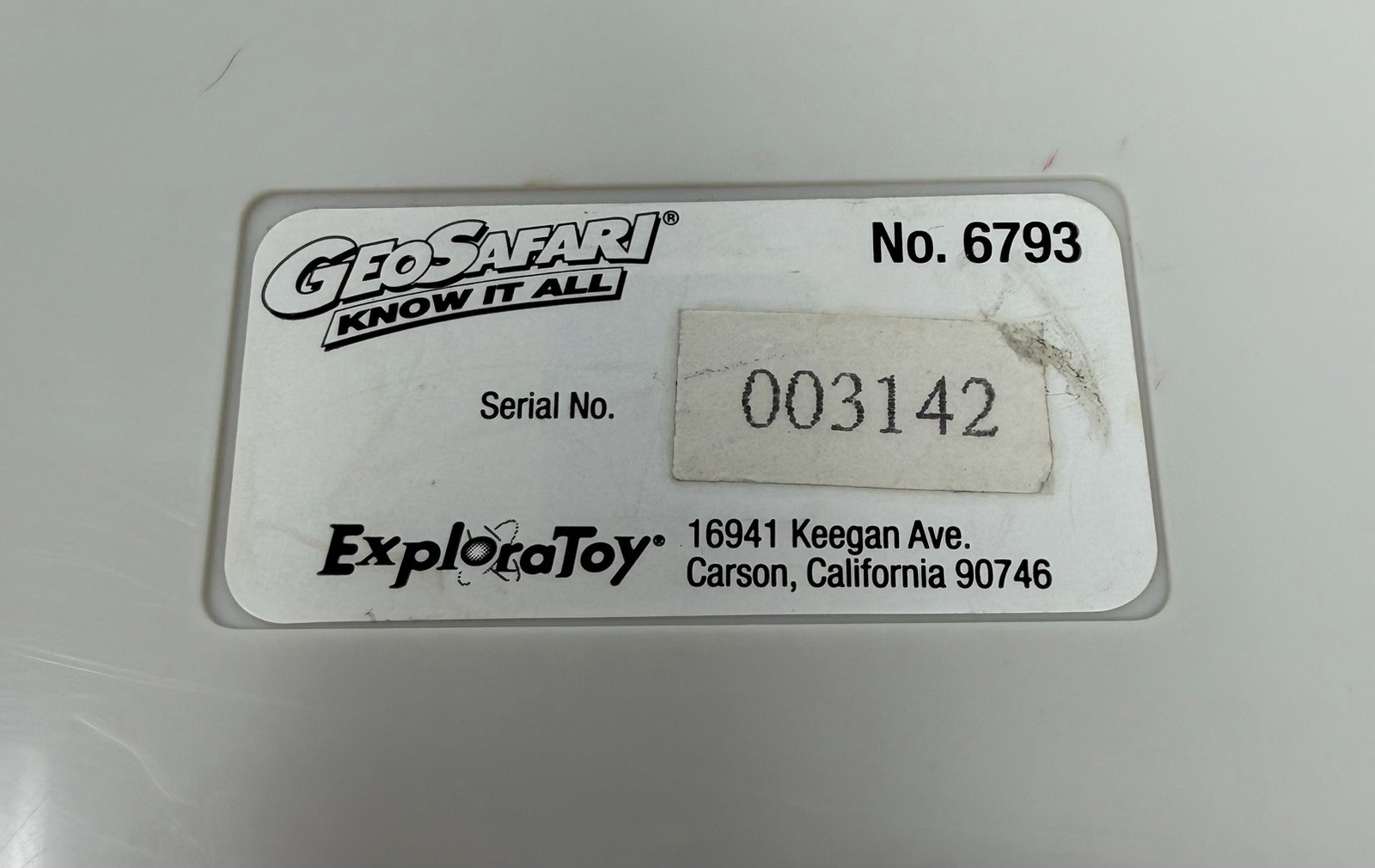 Geosafari Know It All Learning Laptop 60 Cards In Great Working Condition