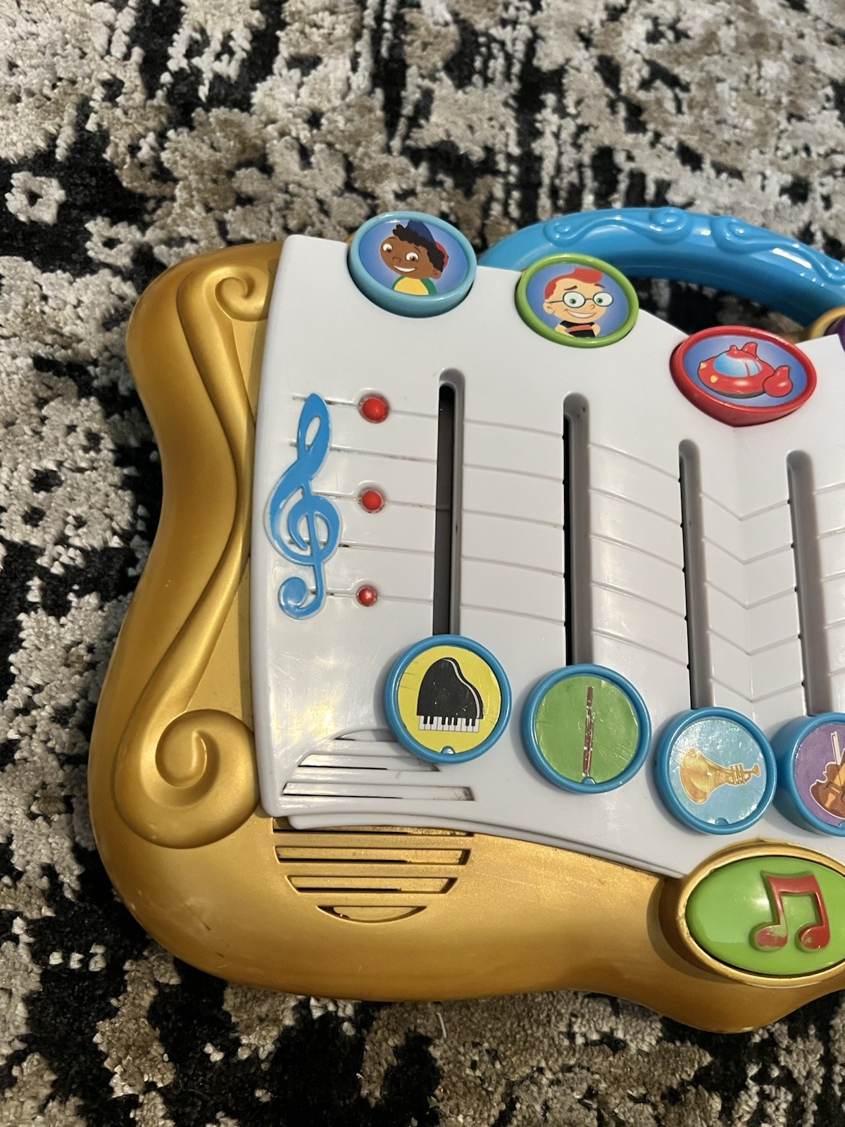 LITTLE EINSTEINS MATTEL 2006 SYMPHONY COMPOSER MUSICAL TOY WORKS