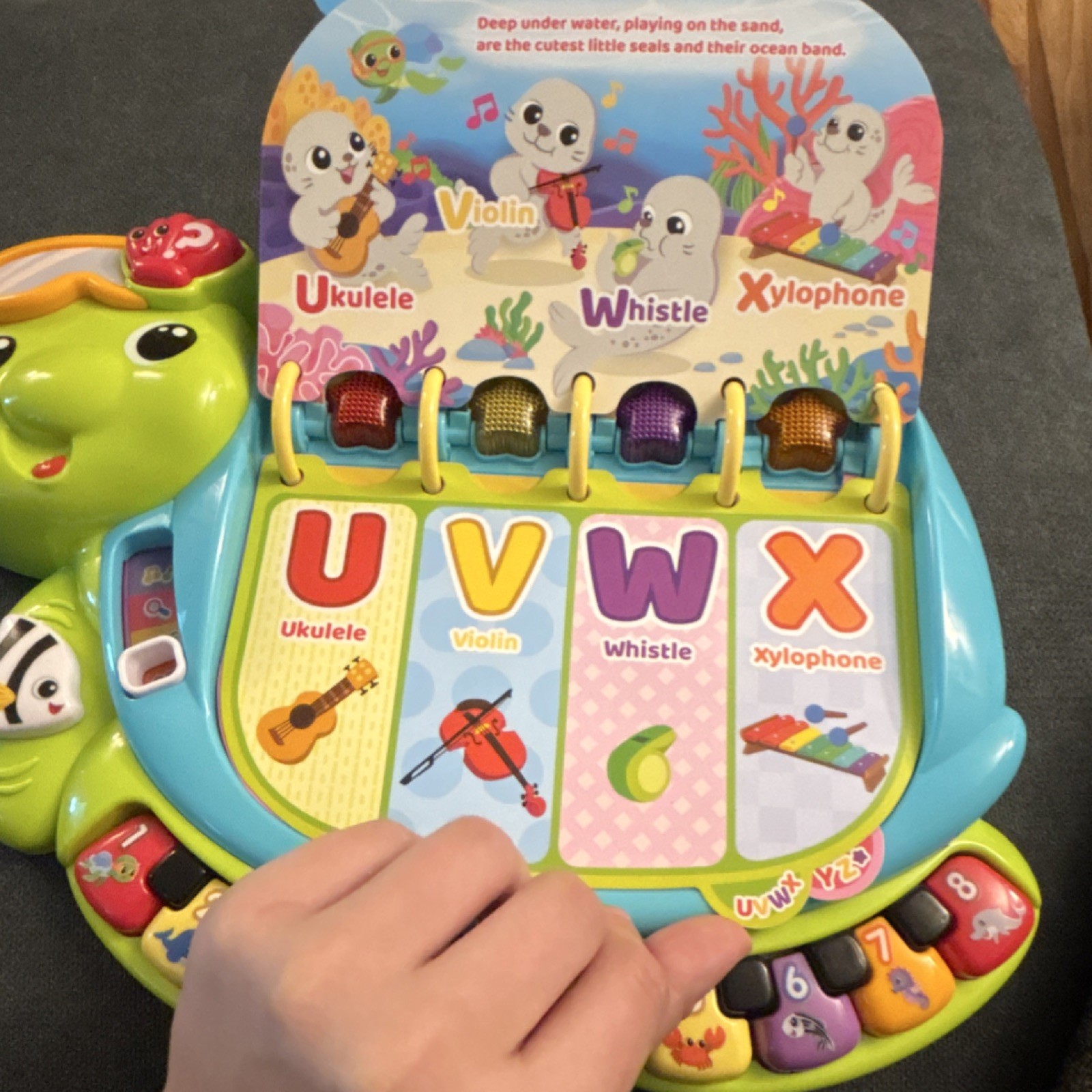 VTech Touch & Teach Sea Turtle Electronic Learning Book, Ages 1-4 Years