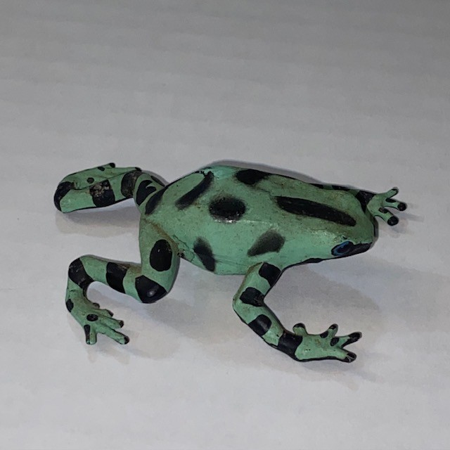 Safari Ltd POISON DART FROG Green & Black 1990 Animal Figure