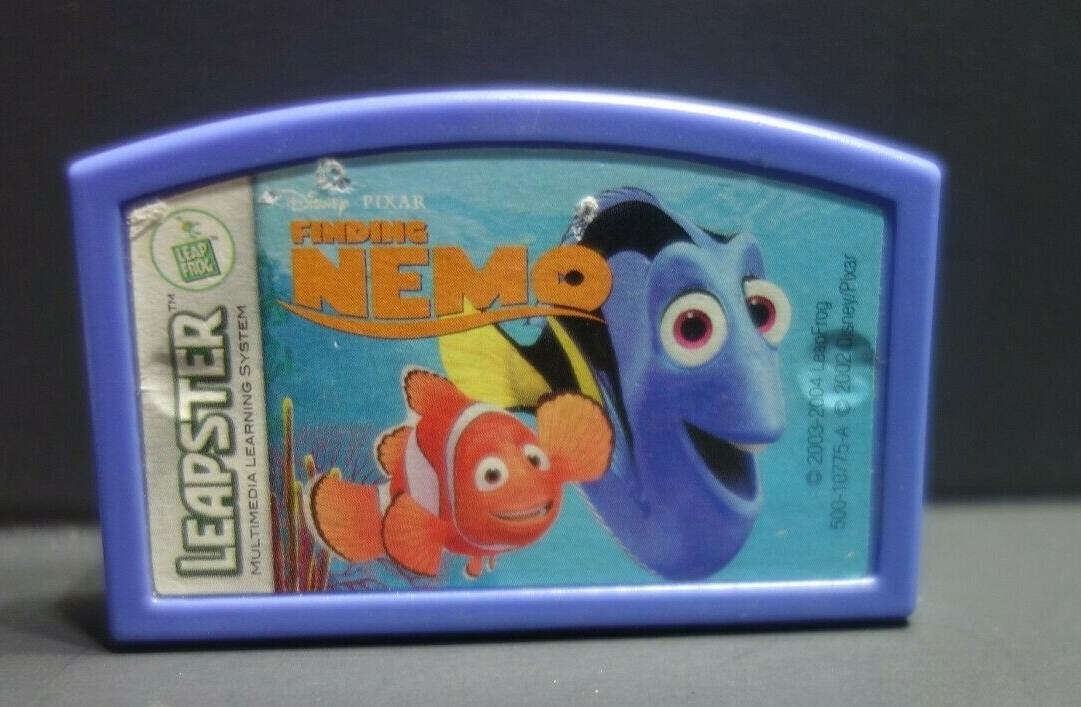LeapFrog LeapPad Finding Nemo Cartridge Only Vintage 1st Grade Replacement