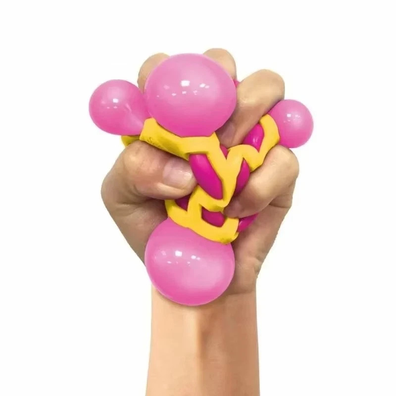 NeeDoh Atomic Squishy Stress Relief Ball Fidget Toy Sensory Pink Box Gift