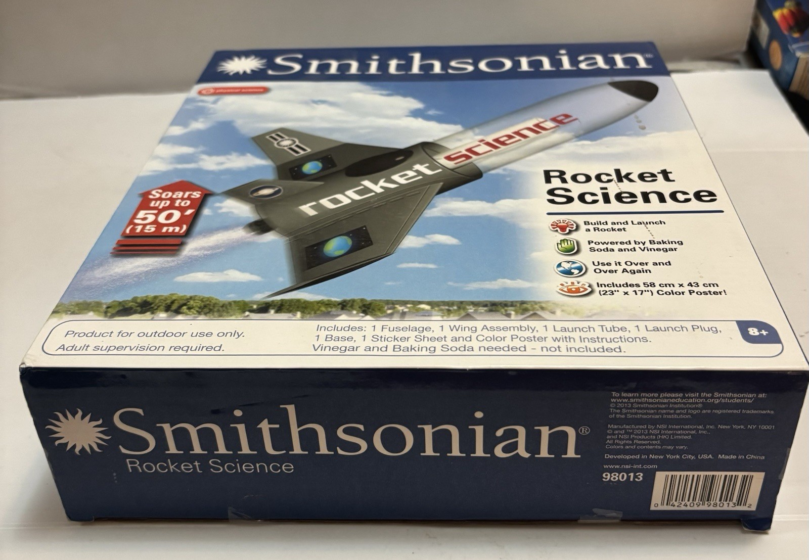 Smithsonian Science Activities Rocket Kit Set For Kids Agee 8 & Up New Free Ship