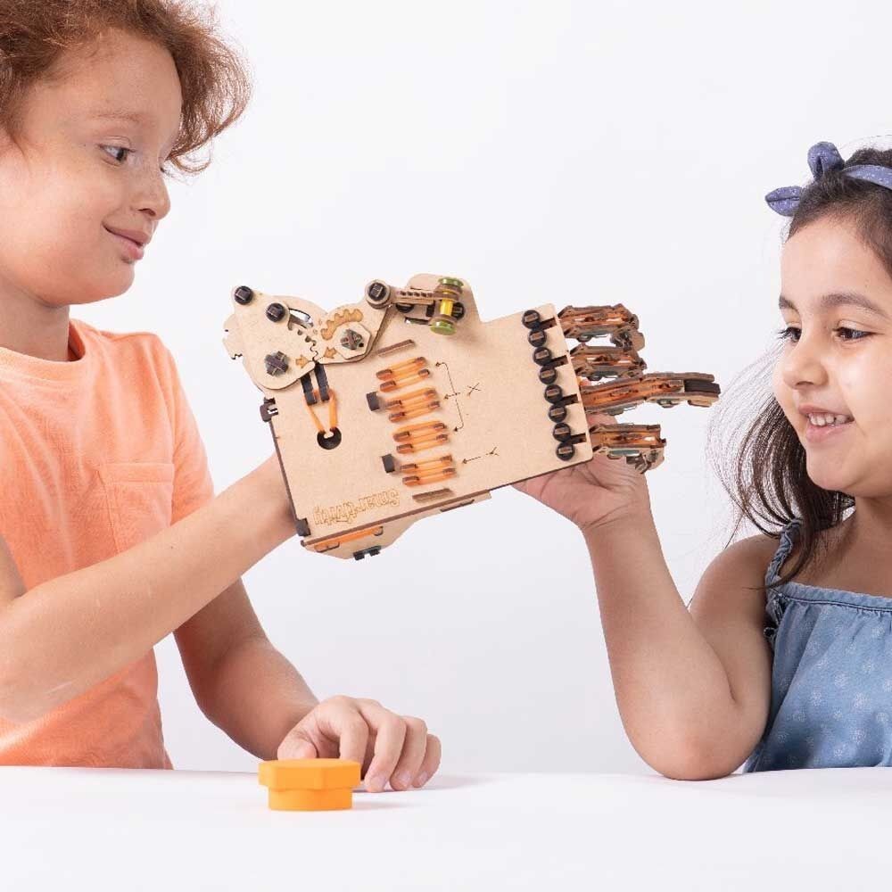 Robotic Mechanical Hand STEM Experiment Kit for Kids Ages 8-14 | Build & Control