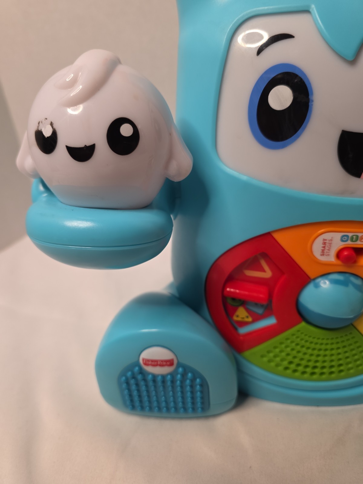 Fisher Price Rockit and Glow Interactive Learning Robot Smart Stages Toy Teal