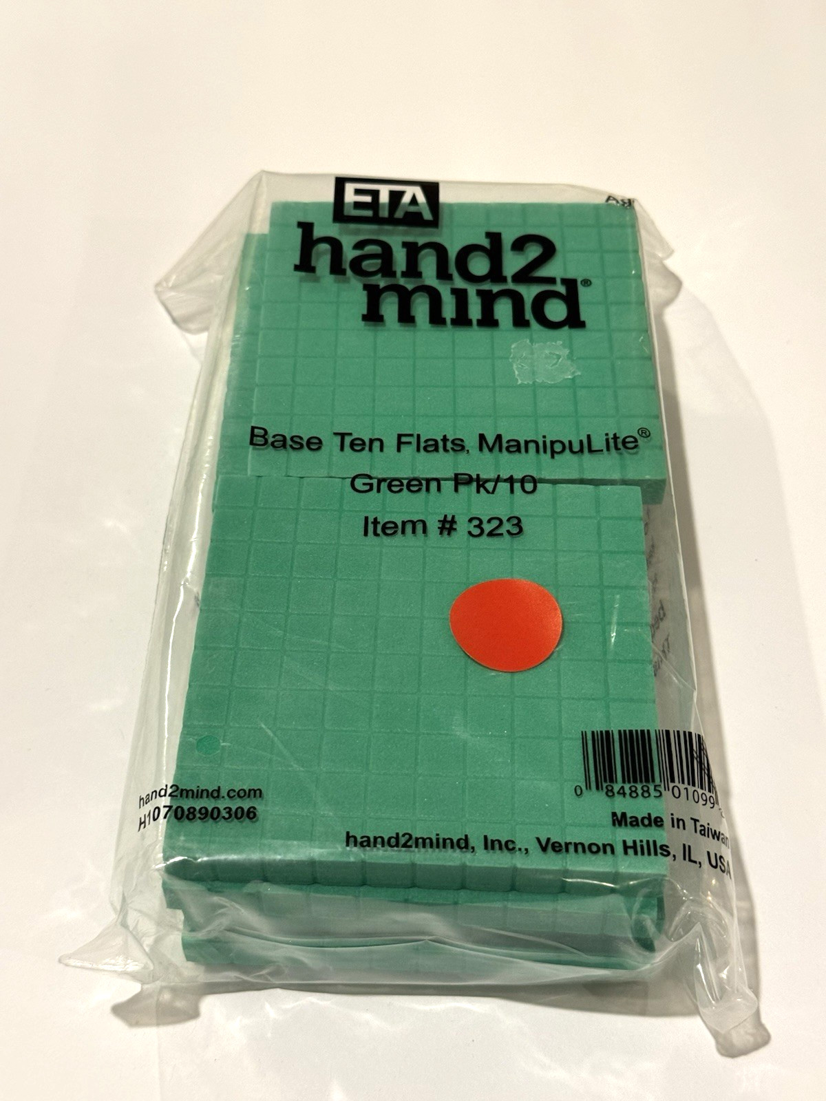 ETA Hand 2 Mind Base Ten Green PK/10 Item 323 STEM Math Teaching 5+ UNUSED READ