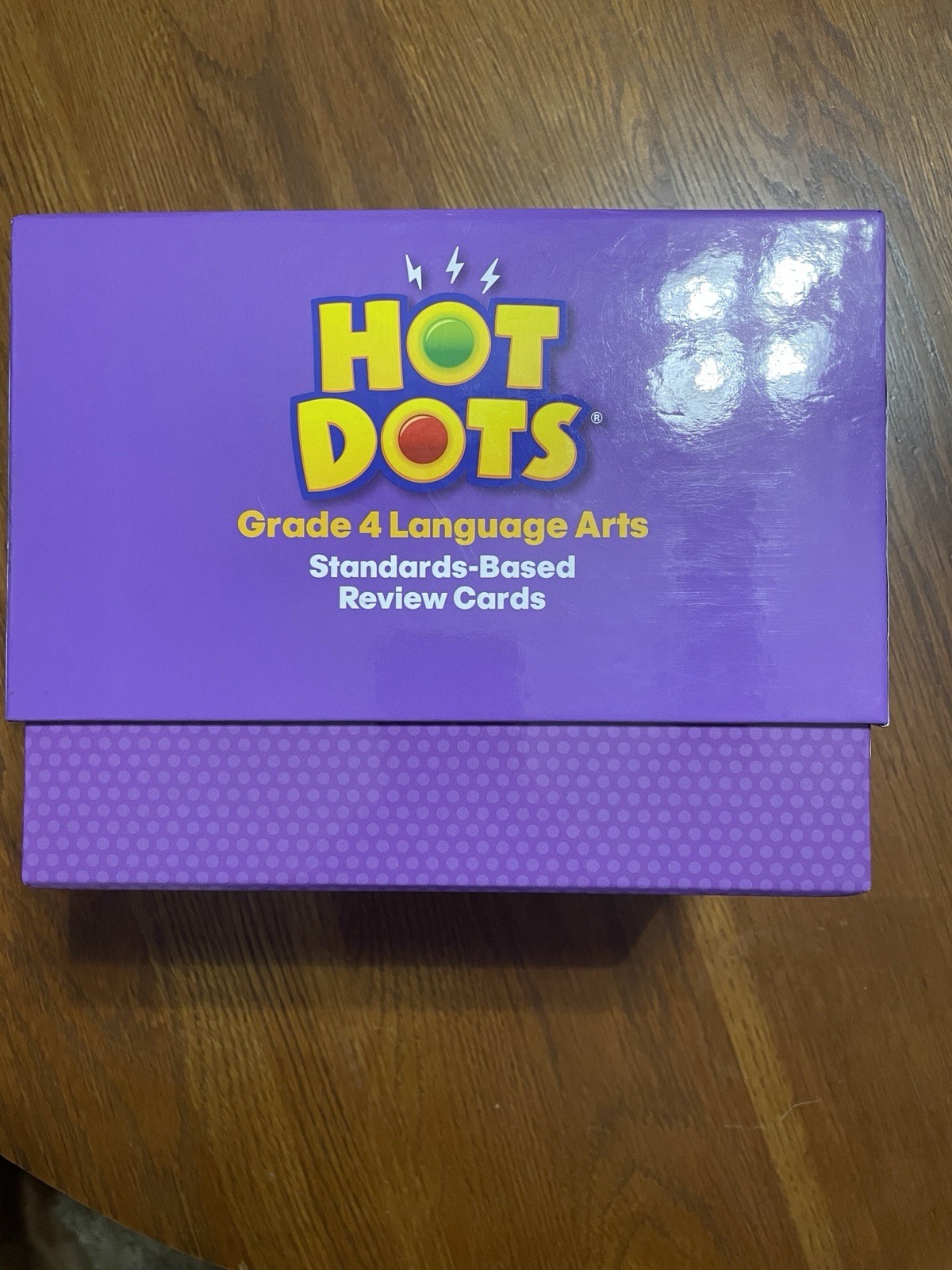 Hot Dots Standards Based Review Cards 4th Grade Language Arts Box Set