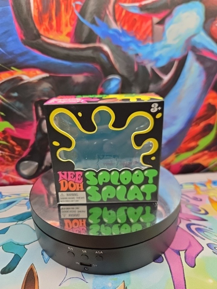Nee Doh Sploot Splat Tactile Squeeze Toy, Blue Squish, & Stretch Fidget NEEDOH