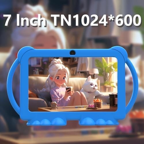 7″ Kids Tablet Android 12, 4GB RAM, 32GB Storage, Bluetooth, IPS Screen, Parenta