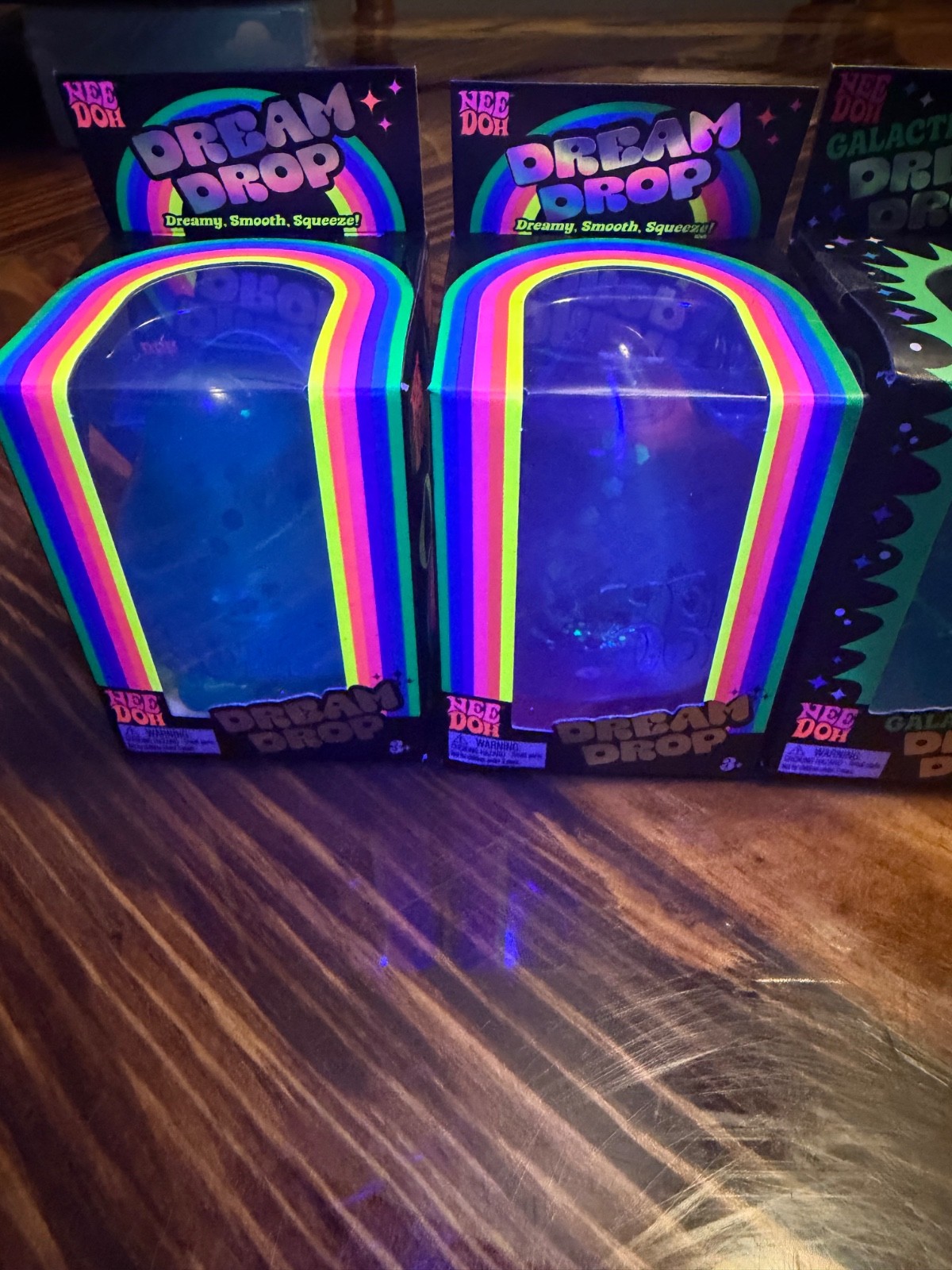 Needoh Galactic Glow Dream Drop NIB authentic NeeDoh