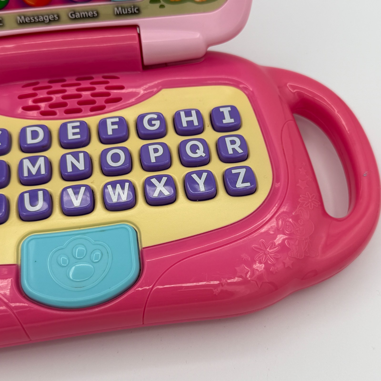 LeapFrog My Own Leaptop Pink Learning Laptop 2-in-1 Tested Works Kids Toy