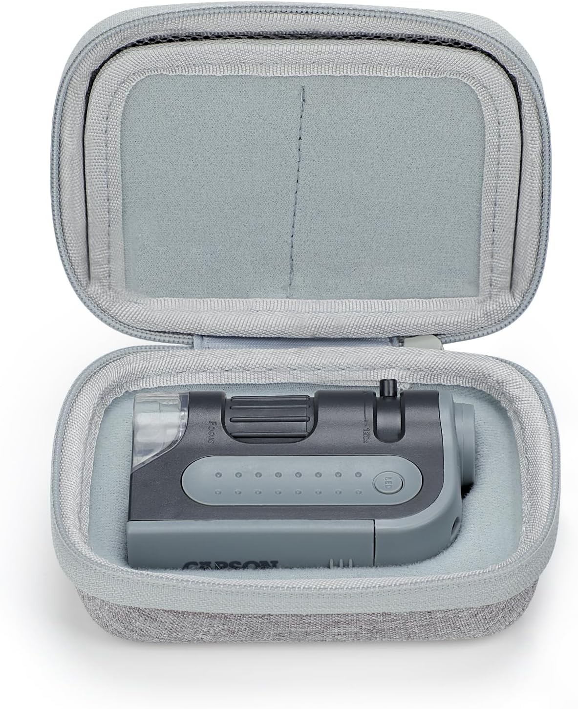 Hard Travel Case for Carson MicroBrite Plus 60x-120x LED Lighted Pocket Microsco