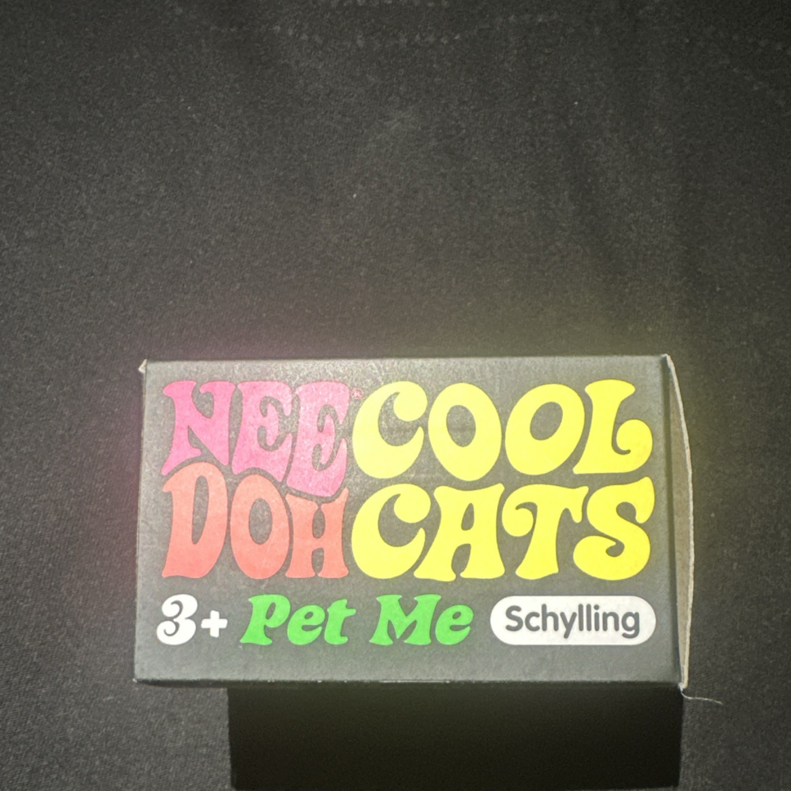 Schylling NeeDoh Cool Cats Pet Me Pink Squeeze Toy, Ages 3+, 3-11 Years