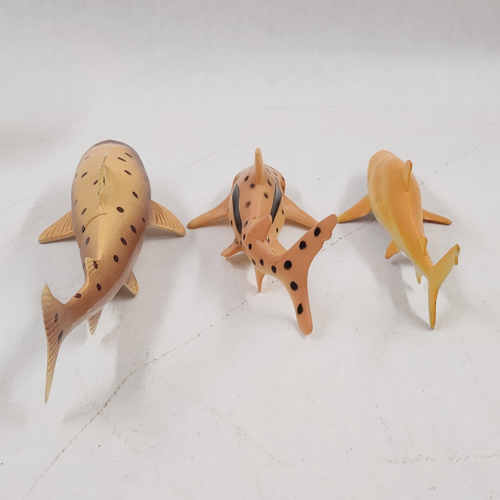 9″ Leopard 7″ Lemon 7″ Billhead Shark Toy Spotted Figurine Hard Plastic Ocean