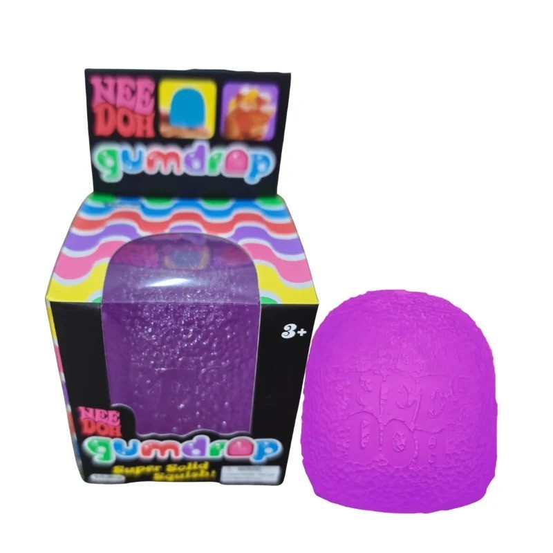 Authentic Nee Doh Gumdrop Super Solid Squish Needoh Gum Drop RARE