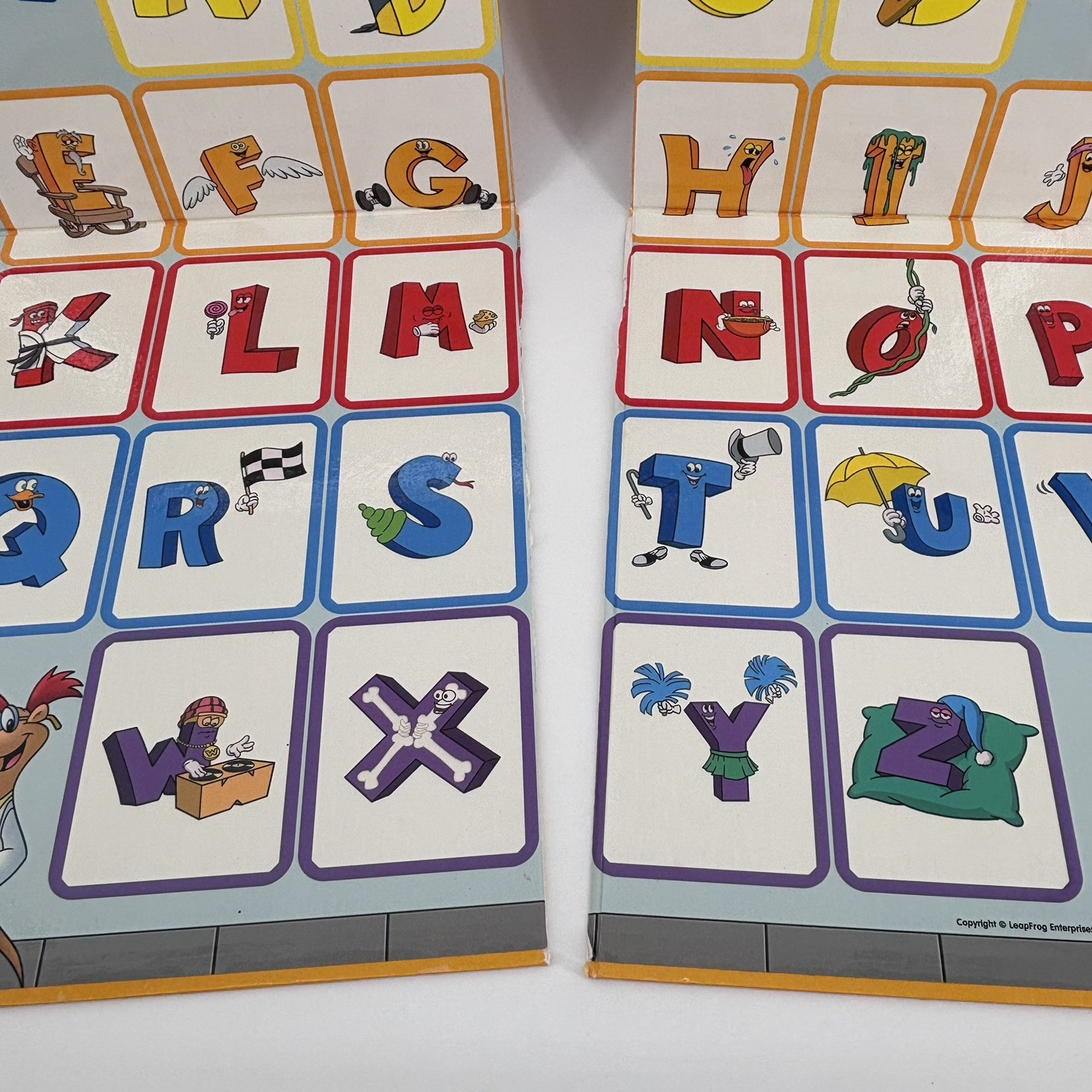 LEAP FROG Letter Factory Board Game *Broken Board/GO Button* Works! Complete