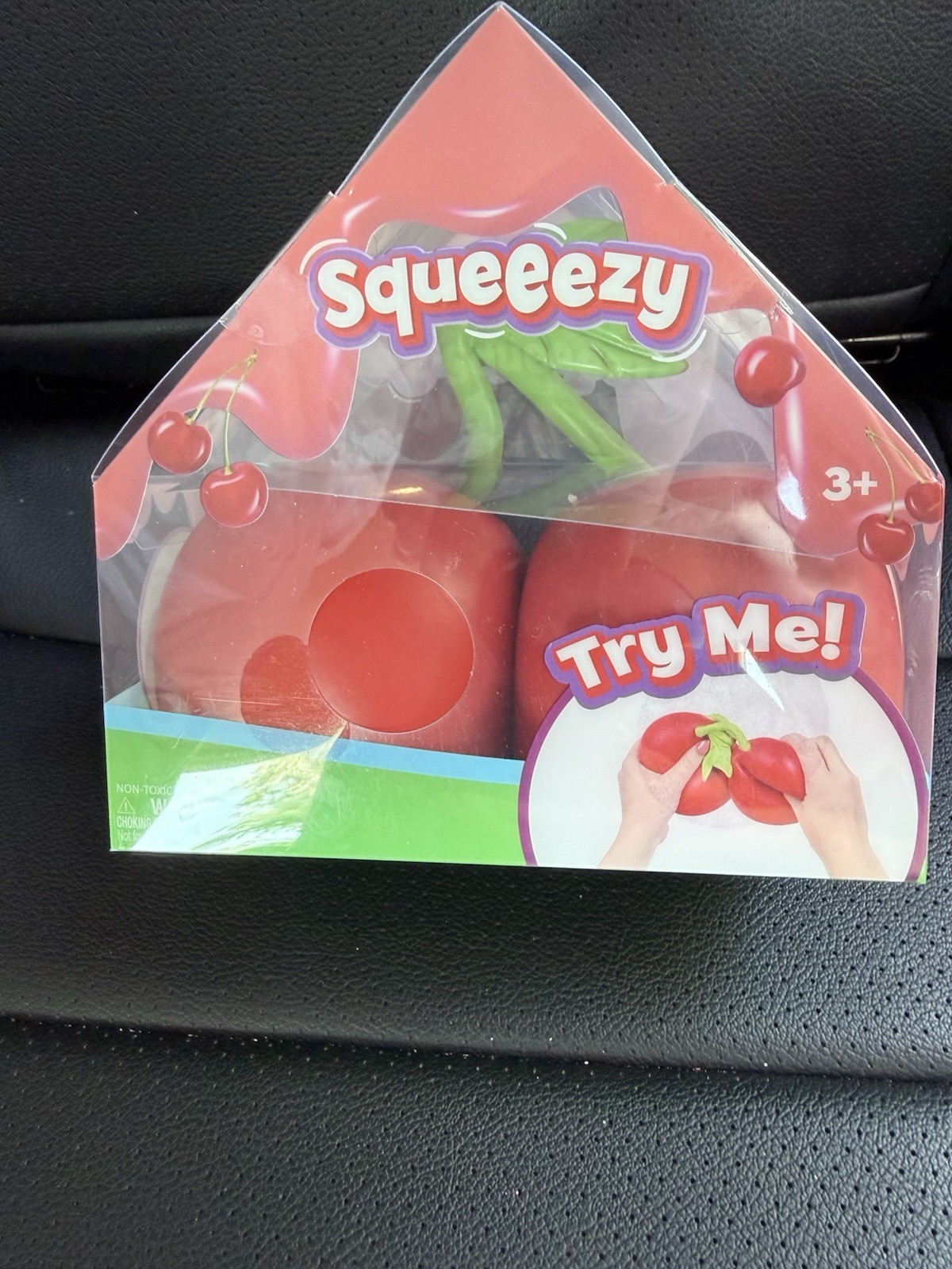 Squeeezy Squishy Sunny Days Toymendous Cherries JUMBO Squeeze Toy Rare Viral