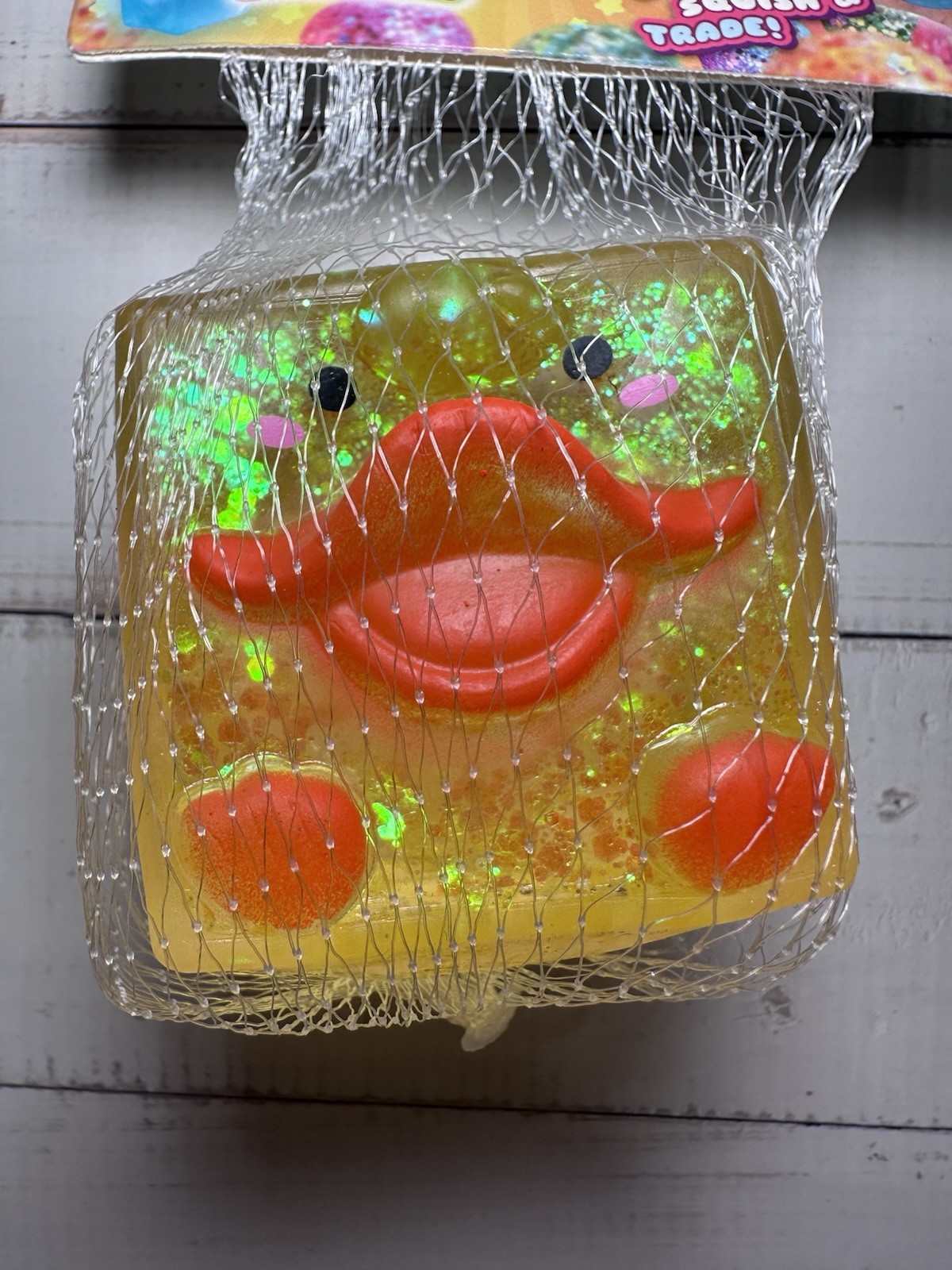 Sugar Swaps Duck Cube – Yellow -Squishy Fidget Sensory Toy