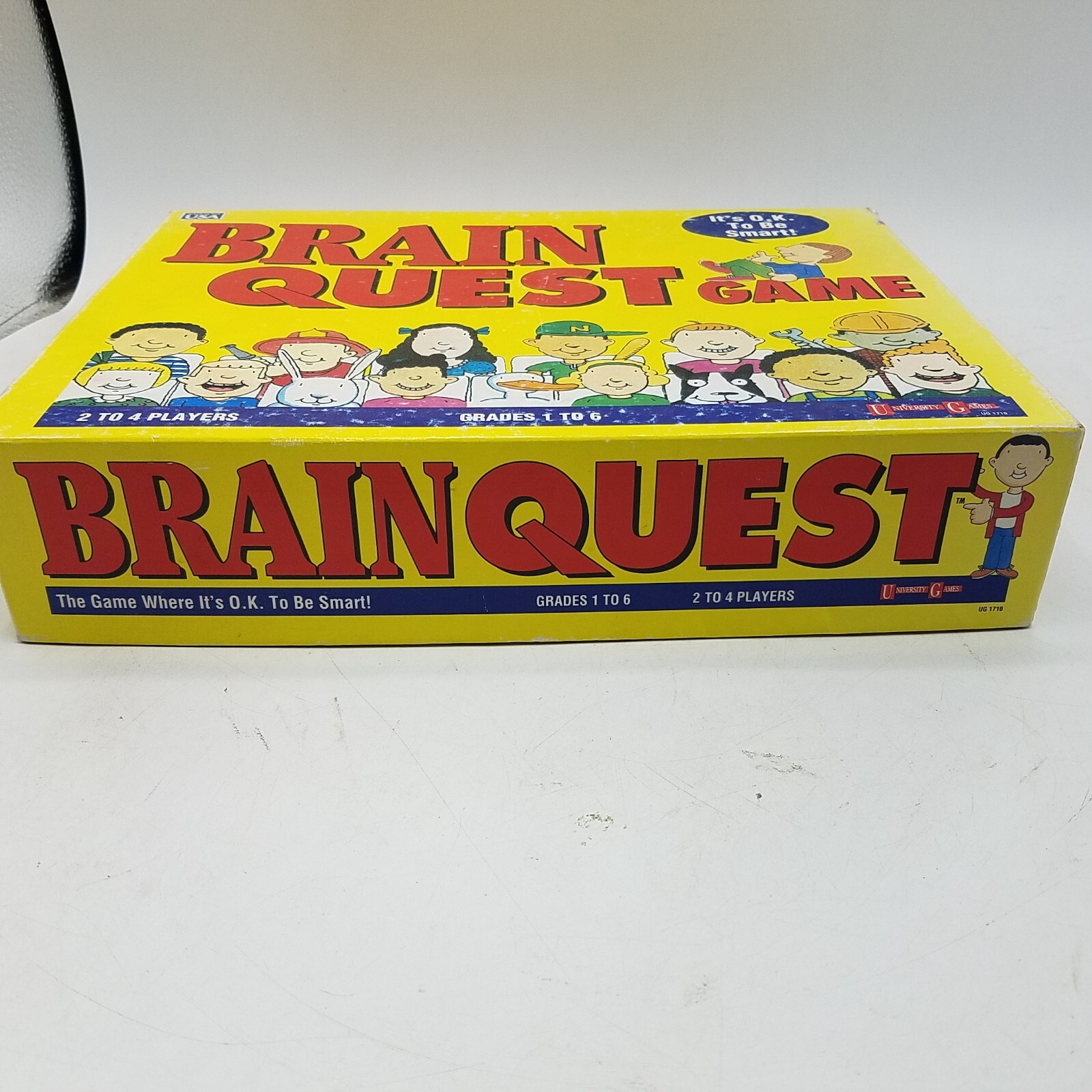 BRAIN QUEST BOARD GAME UNIVERSITY GAMES, Boys & Girls, grades 1-6, 1993 edition